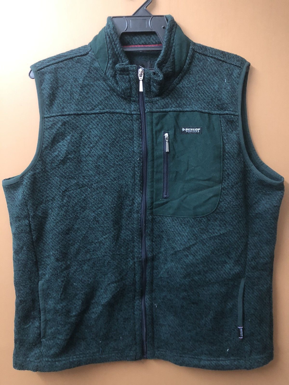 Dunlop × Japanese Brand Dunlop vest fleece jacket Size US L / EU 52-54 / 3 - 1 Thumbnail