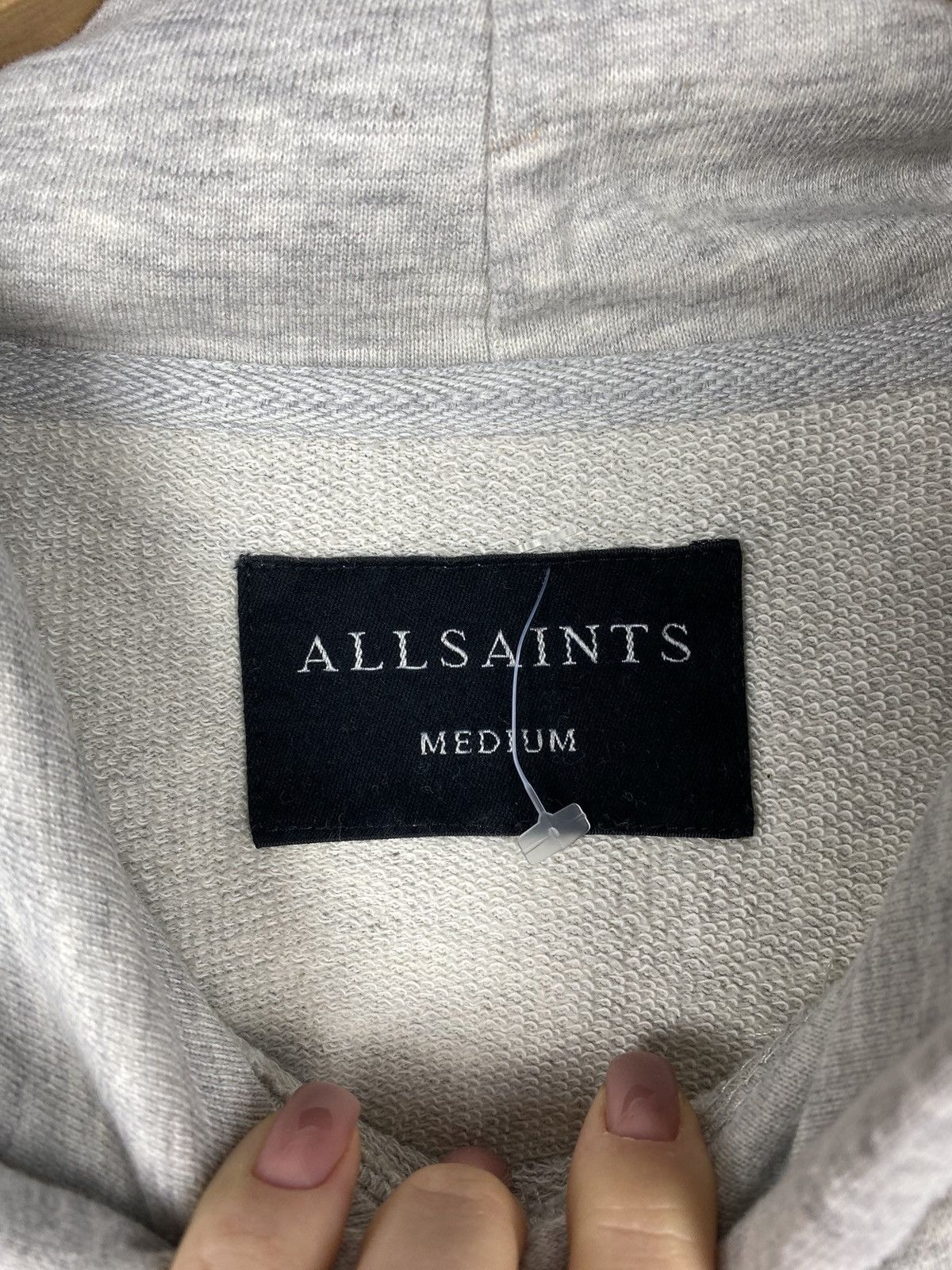 Allsaints × Japanese Brand Allsaints Extram Overhead Avant-garde Oversized Hoodie Size US M / EU 48-50 / 2 - 9 Thumbnail
