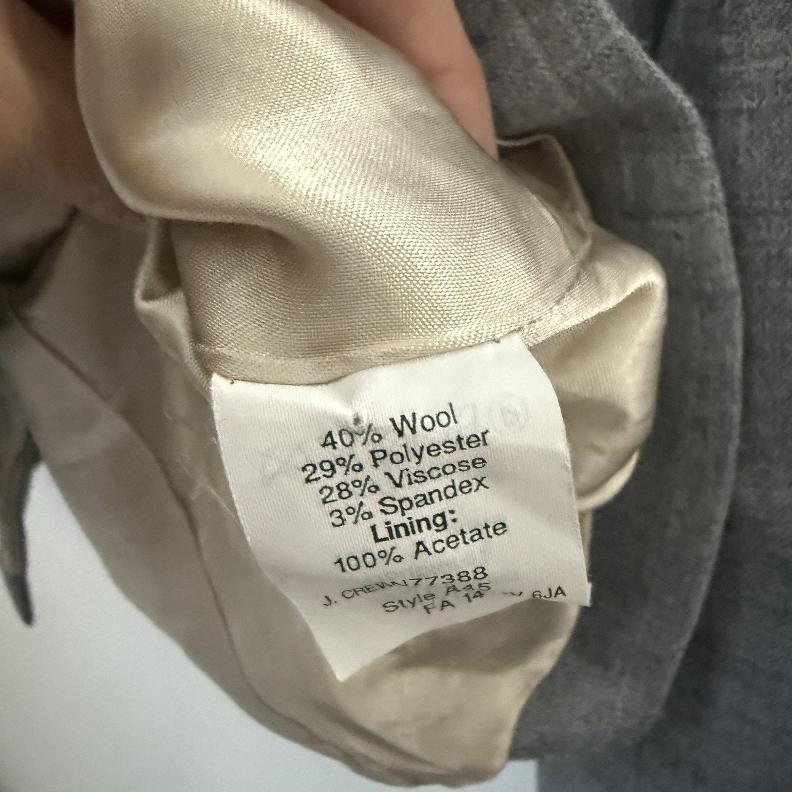 J.Crew J Crew Factory Keating Boy Button Oxford Preppy Blazer Size XS / US 0-2 / IT 36-38 - 4 Thumbnail