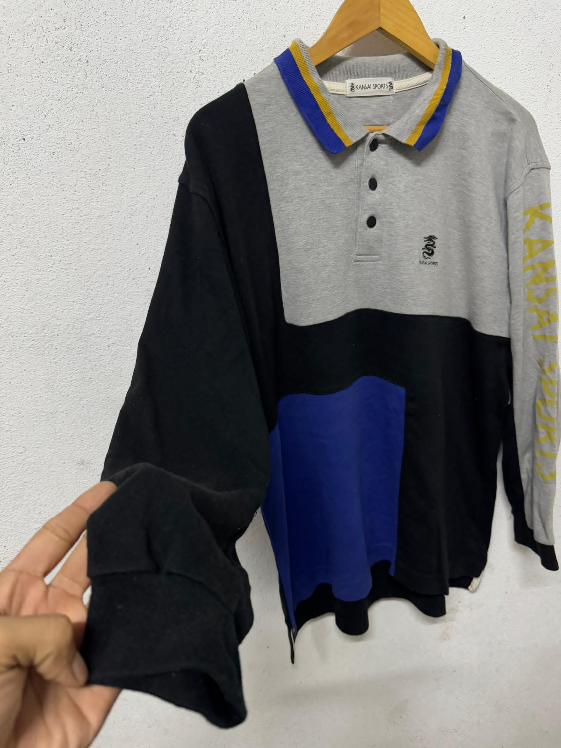 Kansai Yamamoto Kansai yamamoto nice design polo Size US L / EU 52-54 / 3 - 3 Thumbnail