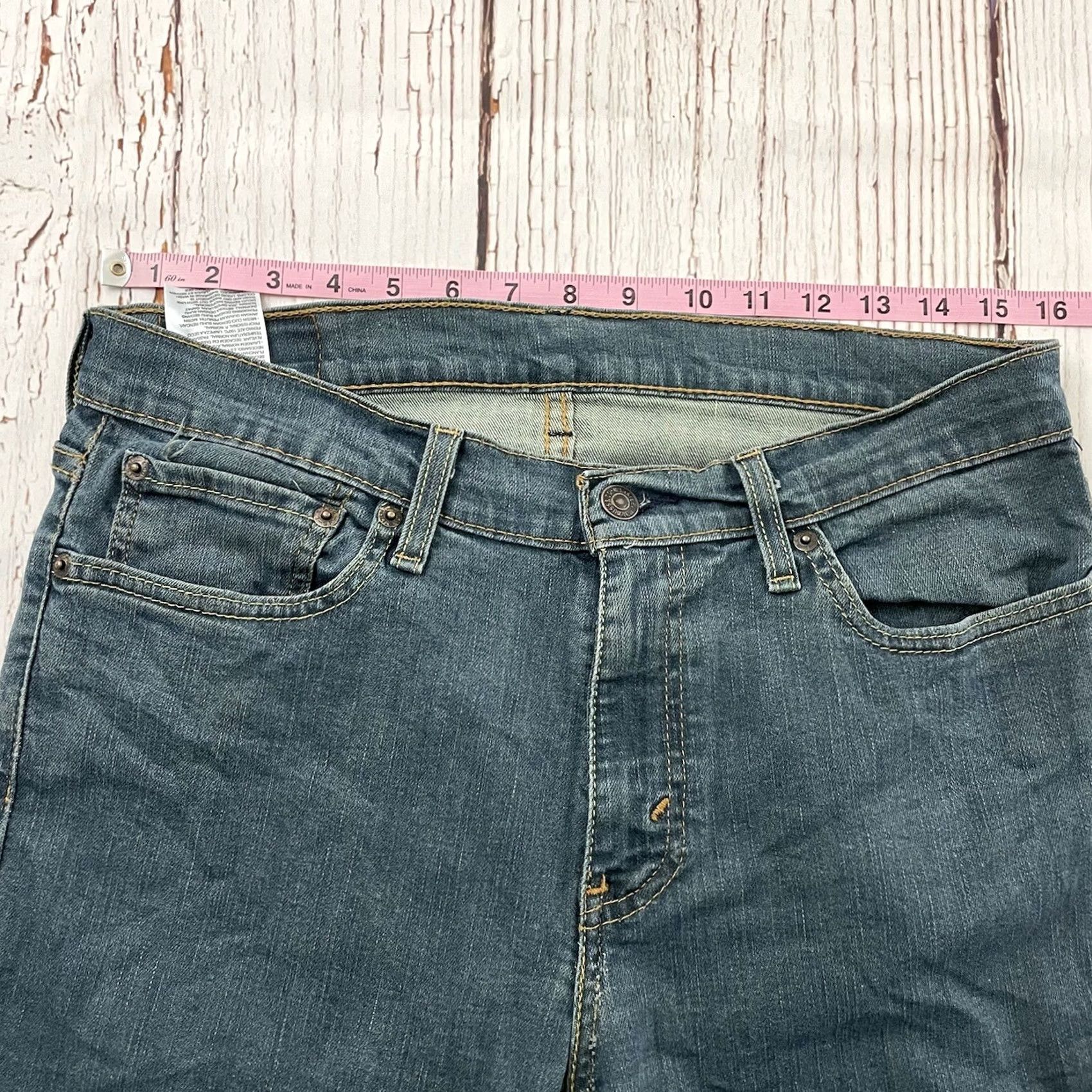 Levi's Levi's 511 Slim Fit Denim Blue Jeans Men's 32x34 Slim Fit Regular Jeans Blue 511 Mens Size US 32 / EU 48 - 3 Thumbnail
