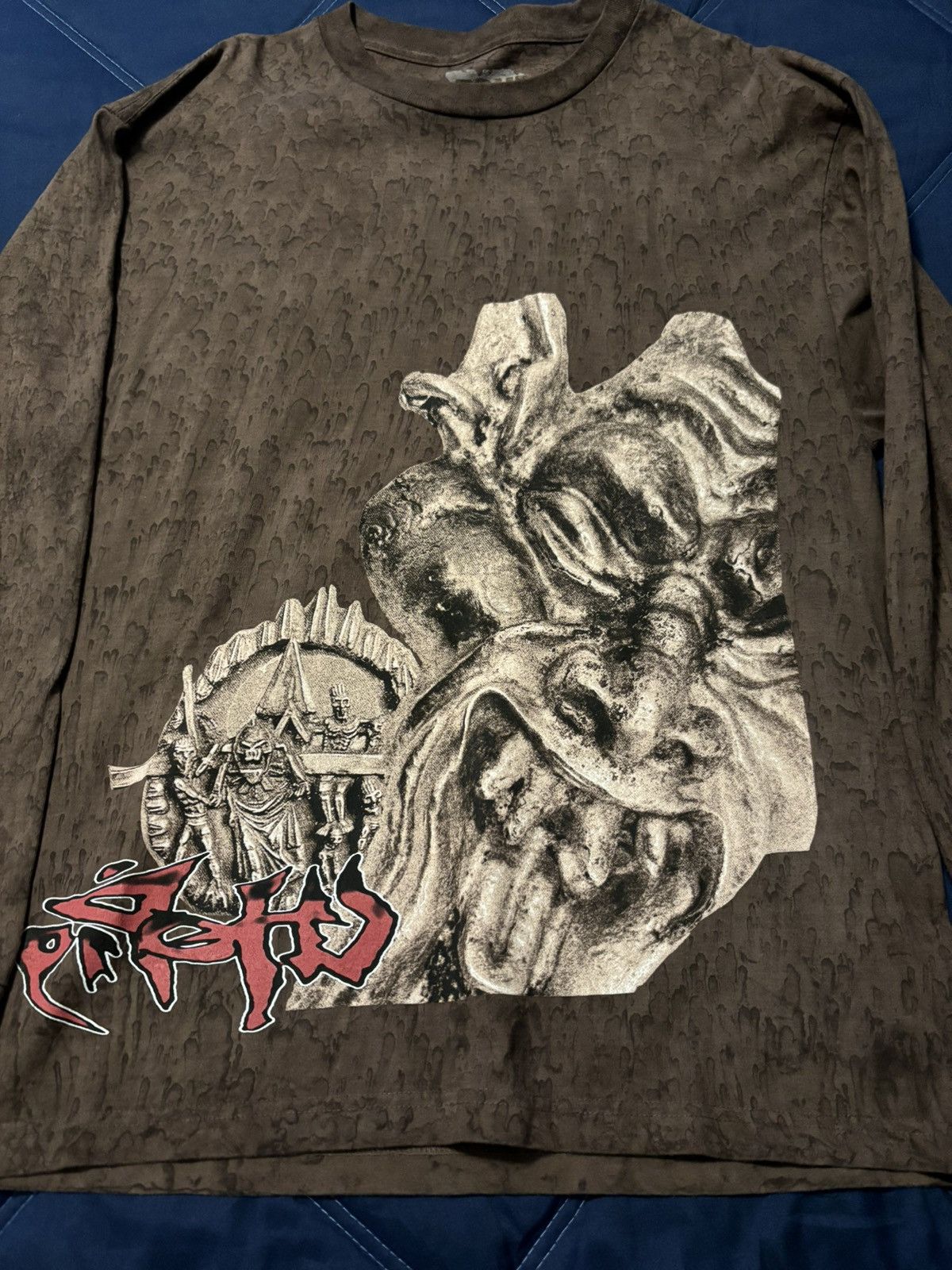 Travis Scott Travis Scott utopia merch brown long sleeve Size US L / EU 52-54 / 3 - 2 Thumbnail