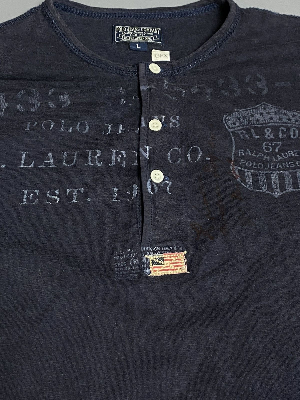Polo Ralph Lauren Vintage Polo Jeans Co Ralph Lauren Long Sleeve Shirt Size L Size US L / EU 52-54 / 3 - 5 Thumbnail