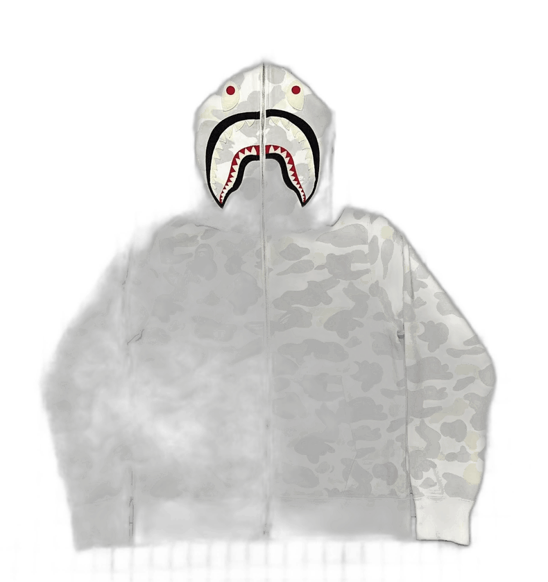 Bape Bape Glow-in-the-Dark Shark Jacket M Size Size US M / EU 48-50 / 2 - 1 Thumbnail