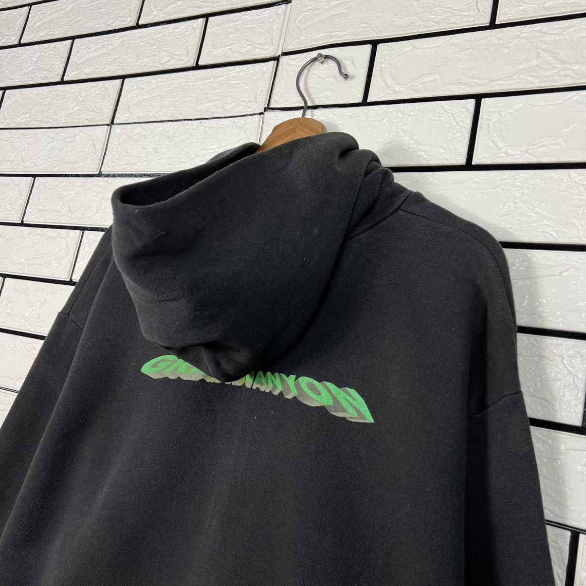 Japanese Brand GRAND CANYON Big Logo Zipper Hoodie Sweatshirt #4010-C182 Size US L / EU 52-54 / 3 - 3 Thumbnail