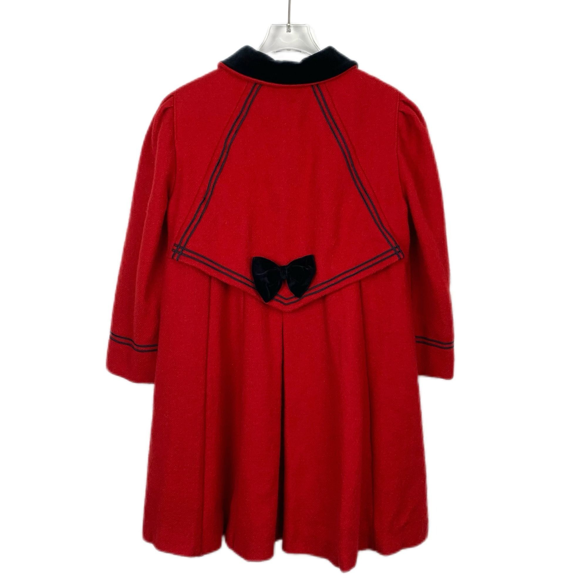 Miu Miu Miu Miu Red Wool Double-Breasted Coat with Doll Collar (Size Size M / US 6-8 / IT 42-44 - 8 Thumbnail