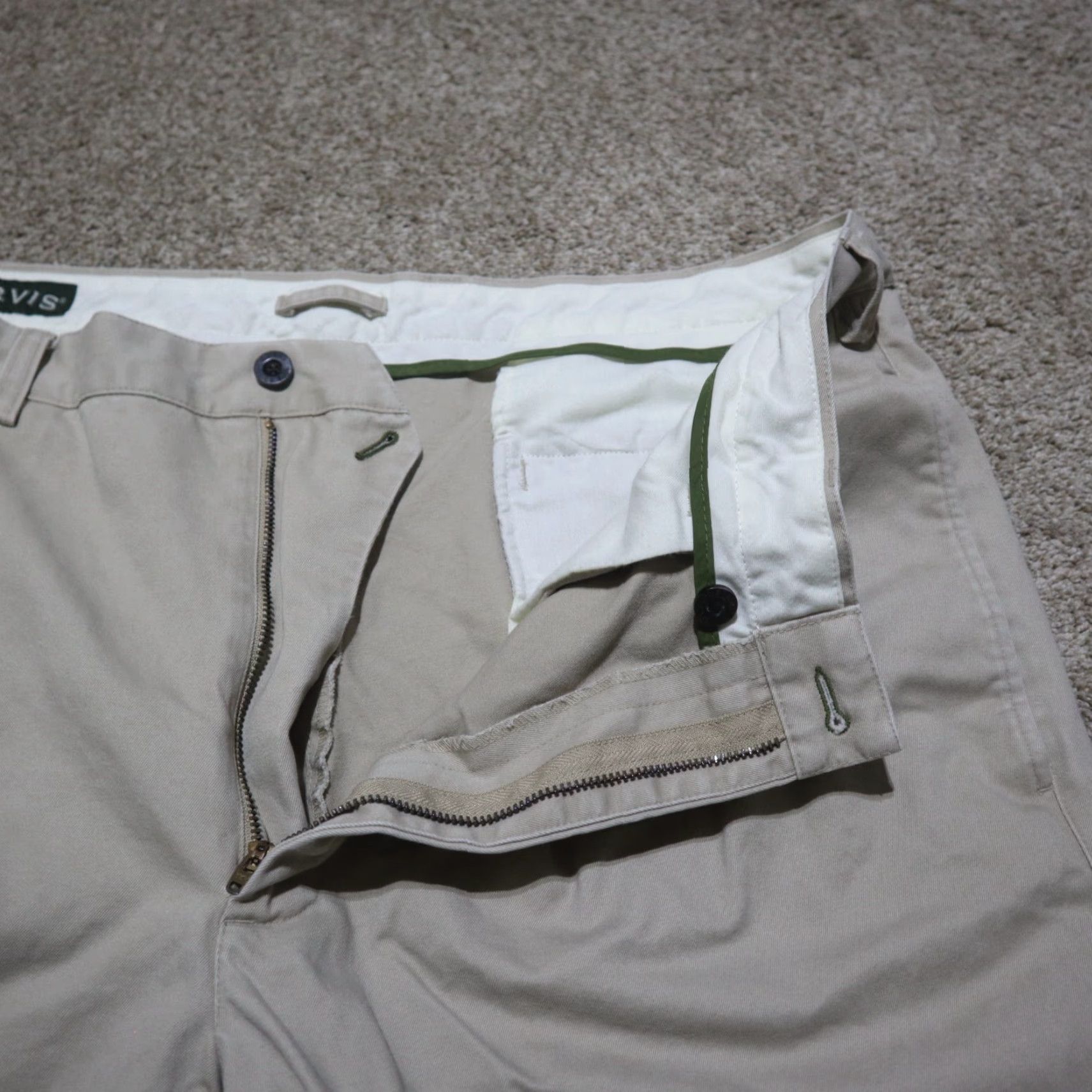 Orvis Orvis Pants Capri Women Beige 40 Casual Outdoor Pockets Inseam 18 Regular Size 40 Pant Bermuda Shorts Nylon Chambray Size 27" / US 4 / IT 40 - 4 Thumbnail