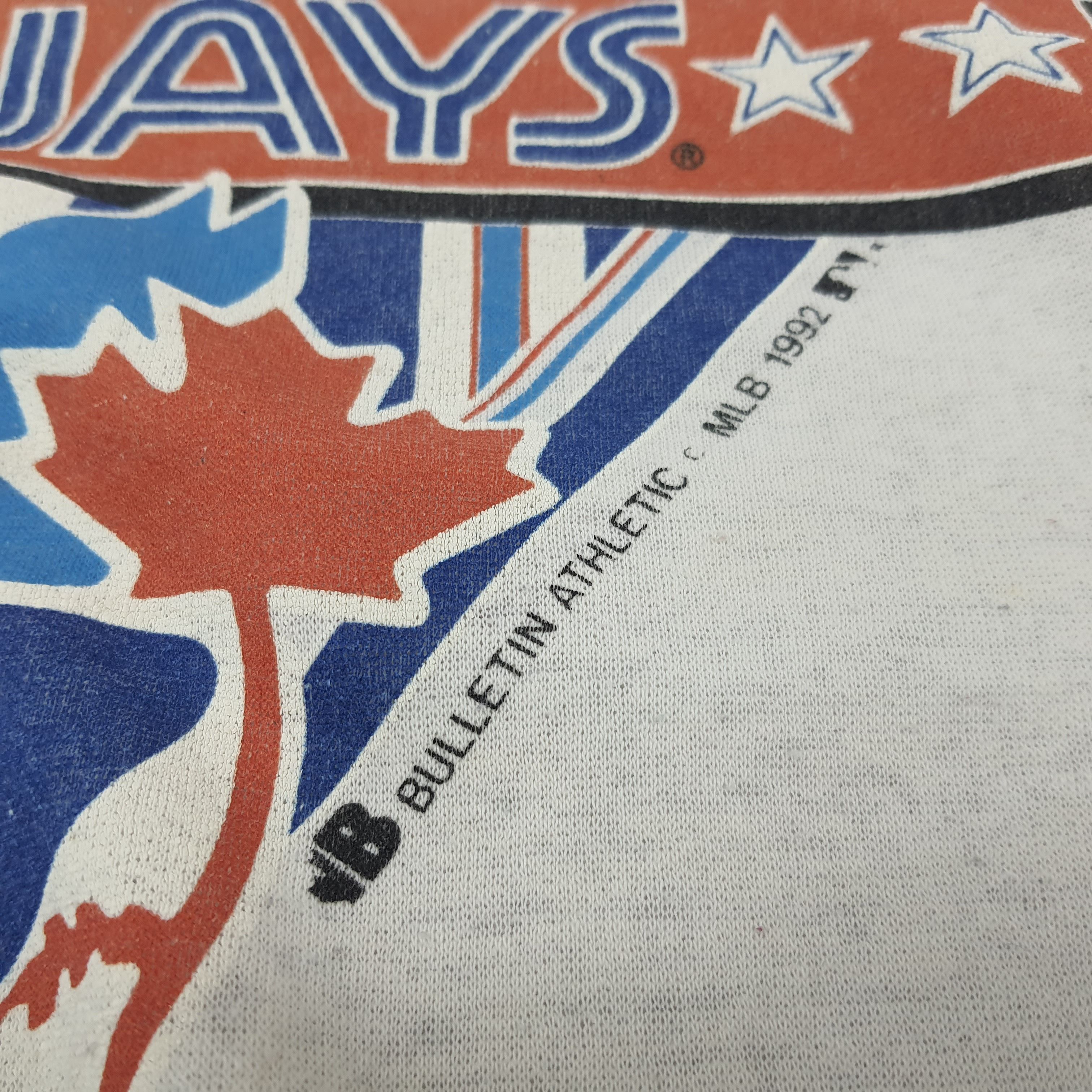 MLB × Vintage Vintage Toronto Blue Jays MLB 1992 Athletic Sweatshirt Size US L / EU 52-54 / 3 - 3 Thumbnail
