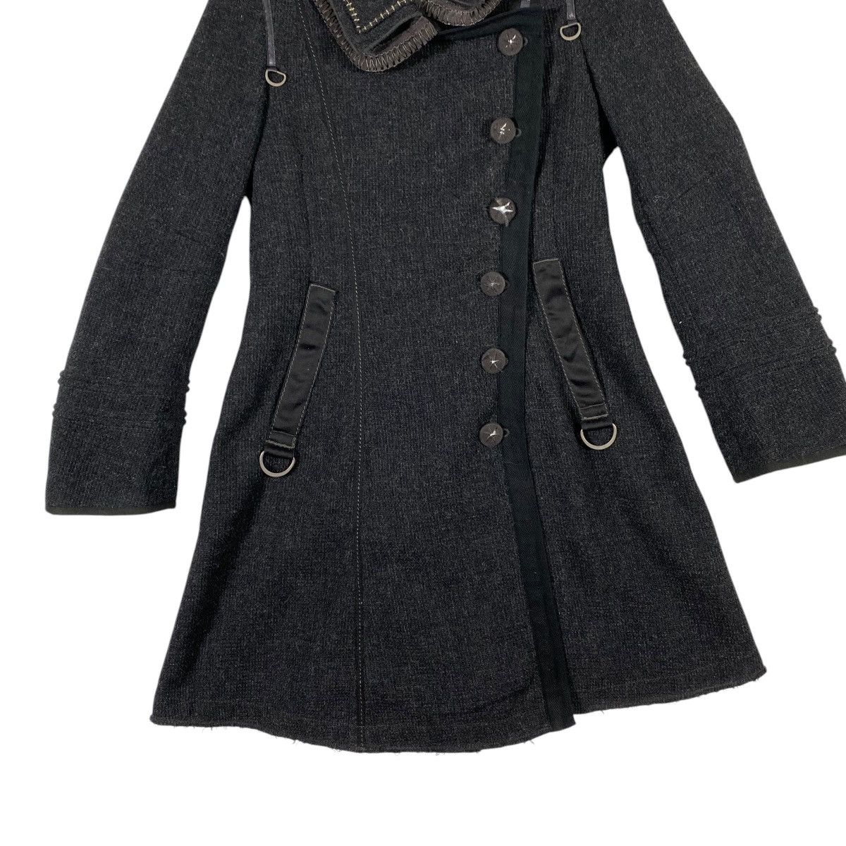 Marithe + Francois Girbaud × Vintage Vintage Marithe Francois Girbaud Wool Long Jacket S Size Size S / US 4 / IT 40 - 4 Thumbnail