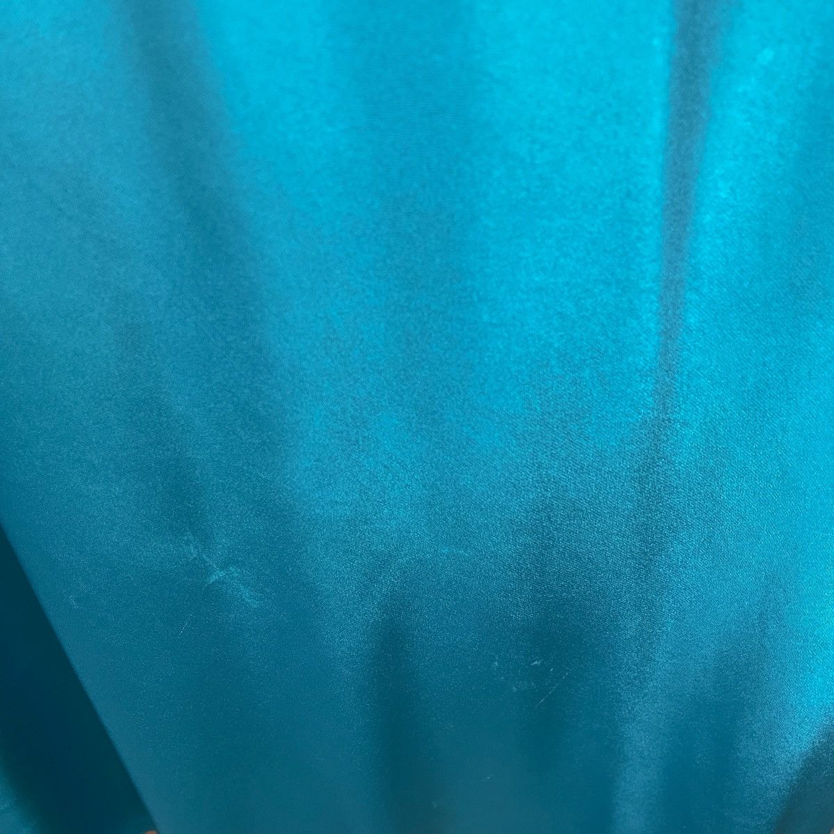 Vintage Vintage Jonquil Teal Satin Slip Gown (M–L) Size L / US 10 / IT 46 - 15 Thumbnail