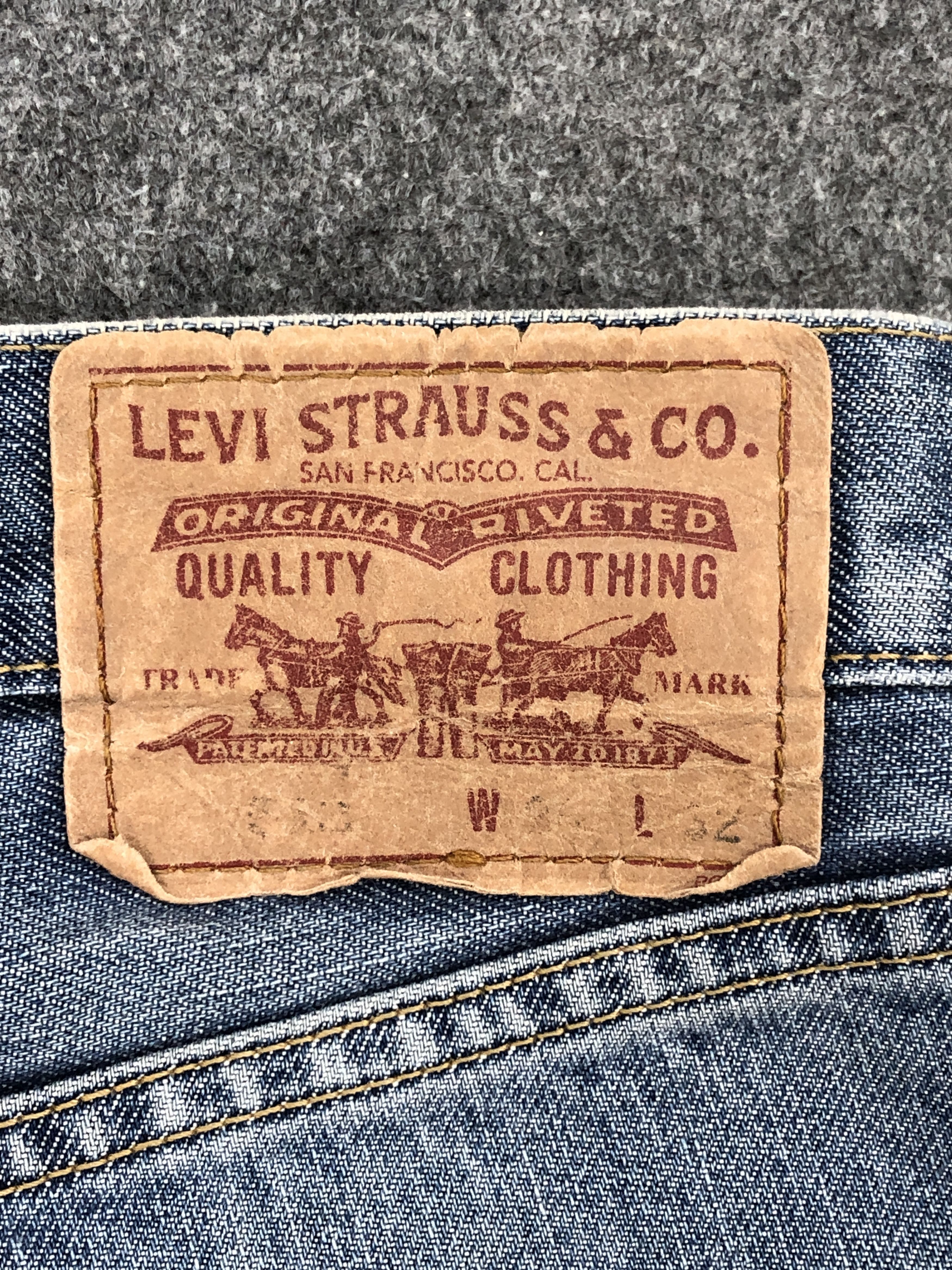Levi's Vintage Levis 505 Faded Blue Jeans DP2296 Size US 27 - 5 Thumbnail