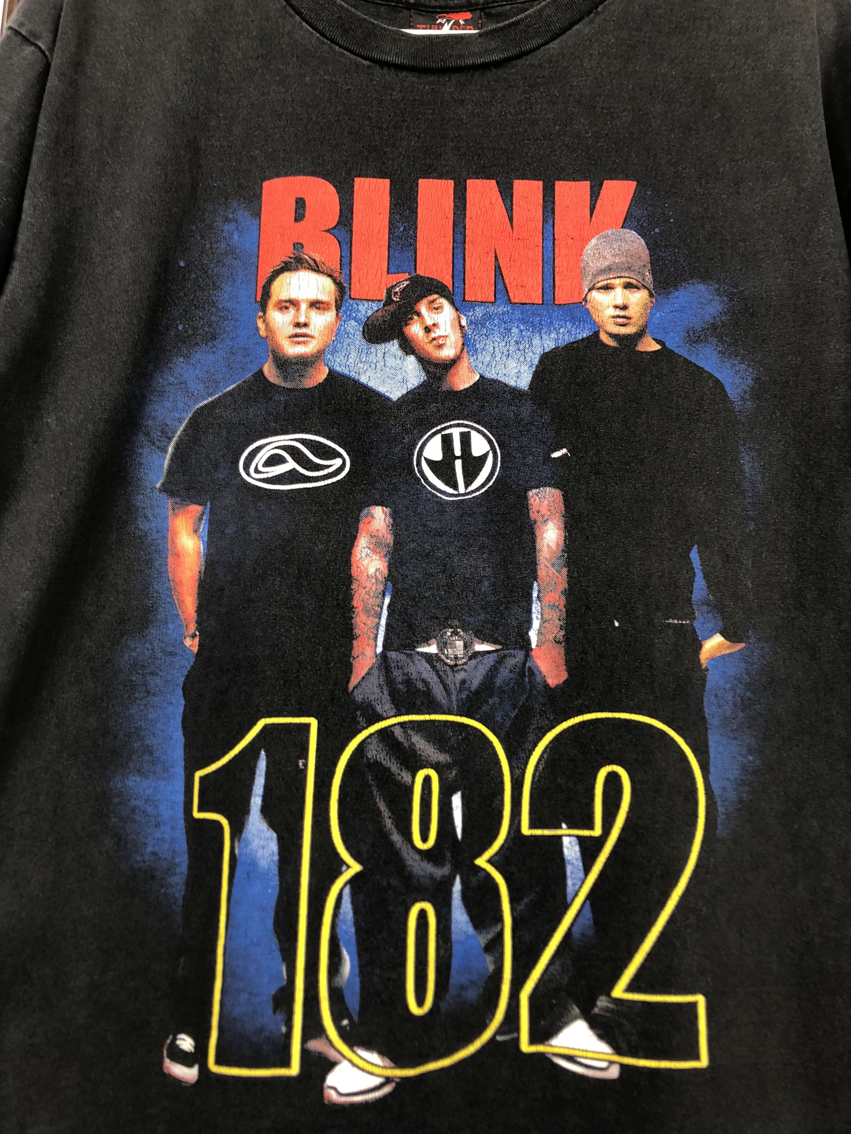 Band Tees Vintage Blink 182 Punk Band Shirt Tee Over Print Rare Hype Size US M / EU 48-50 / 2 - 3 Thumbnail