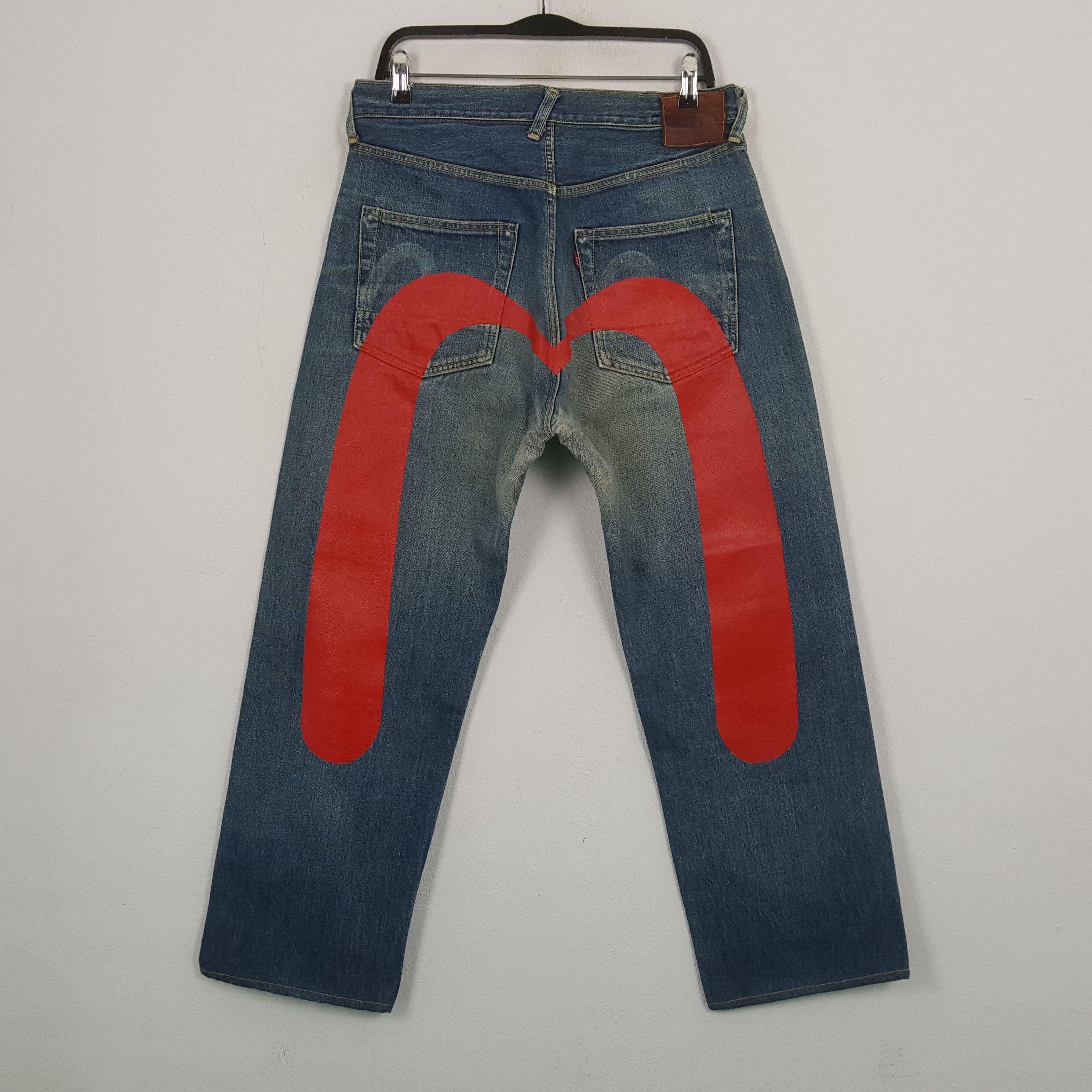 Evisu Evis Japanese Brand Streetwear Custom Daicock Jeans RR18 Size US 32 / EU 48 - 1 Thumbnail