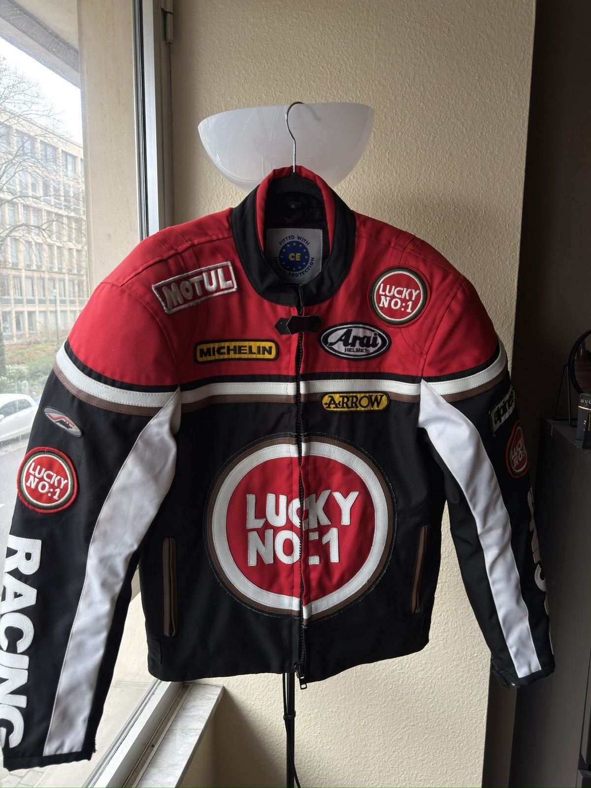 Arrow Real leather racing jacket arrow arai Size US XL / EU 56 / 4 - 2 Thumbnail