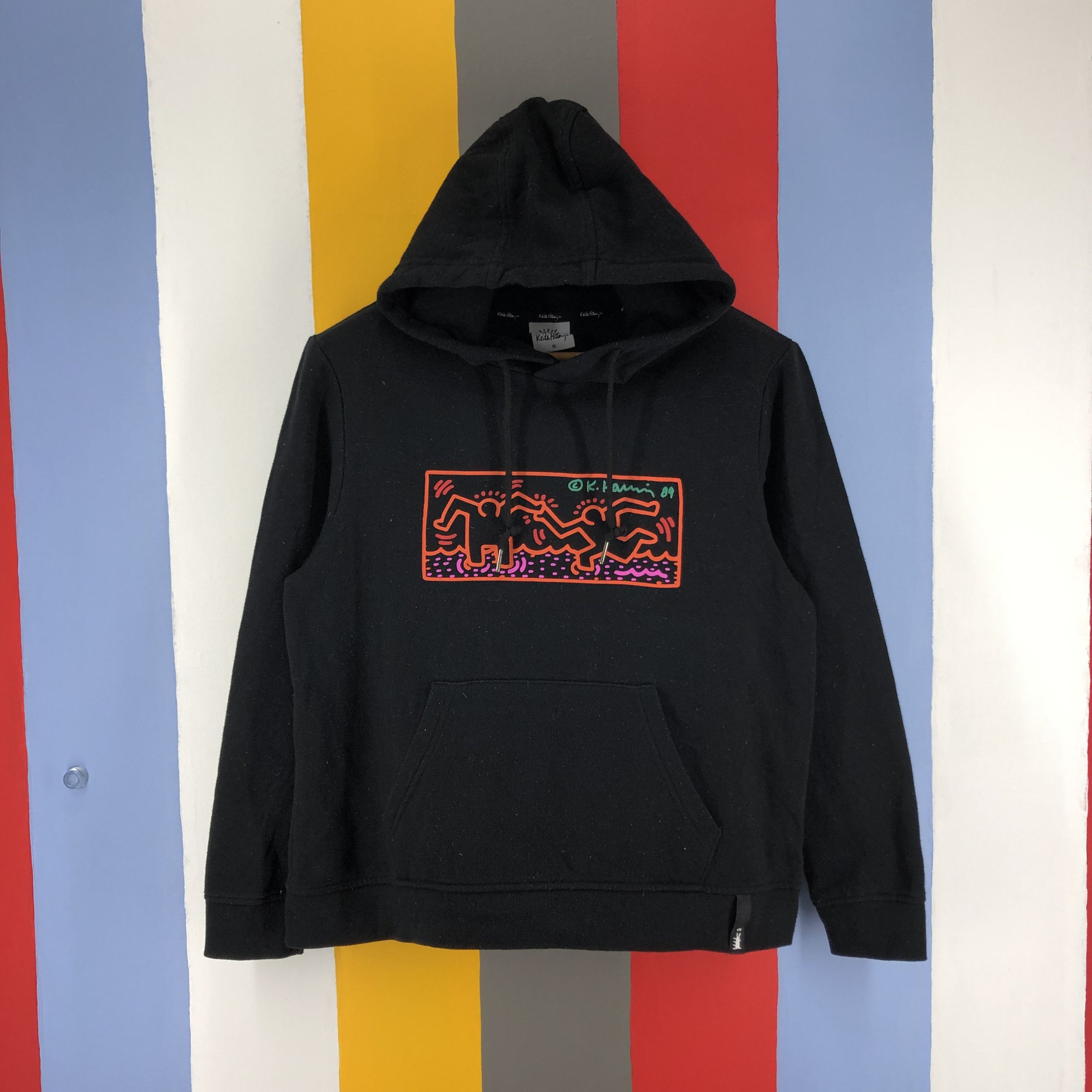 Keith Haring K HARING Hoodie Pullover #0797/W Size US S / EU 44-46 / 1 - 1 Thumbnail