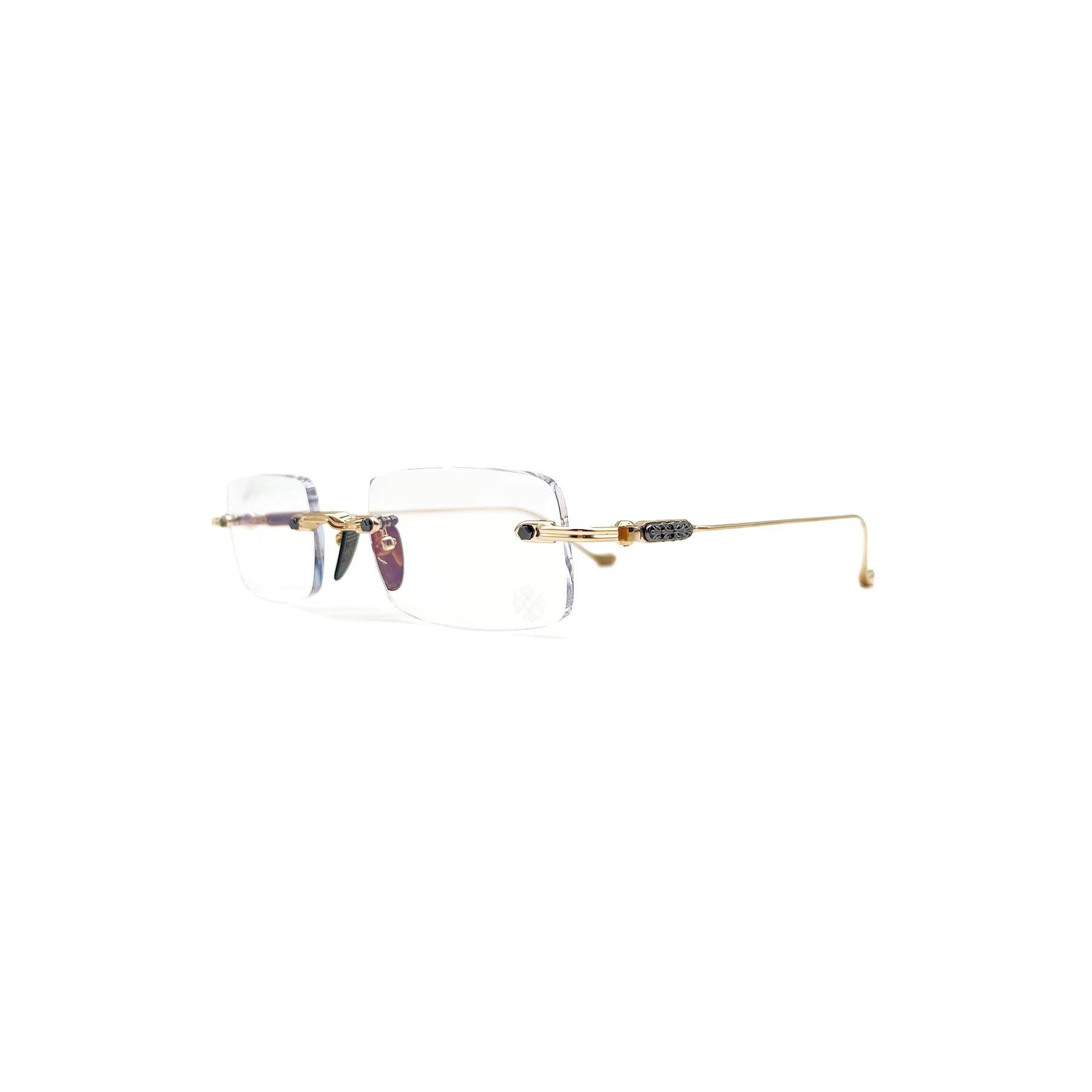 Chrome Hearts Chrome Hearts SOFFFFFFFFERS II MBK/GP Glasses Frame Size ONE SIZE - 1 Thumbnail