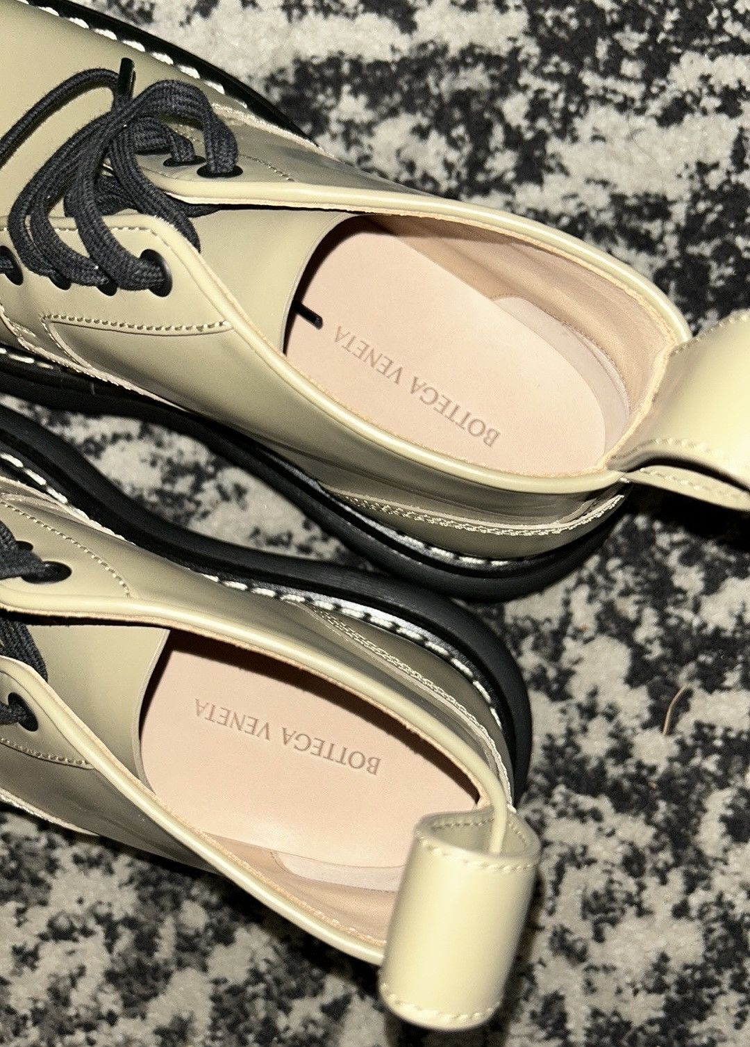Bottega Veneta Bottega Veneta beige ‘The Bounce’ platform Ankle Boots Size US 8.5 / IT 38.5 - 5 Thumbnail