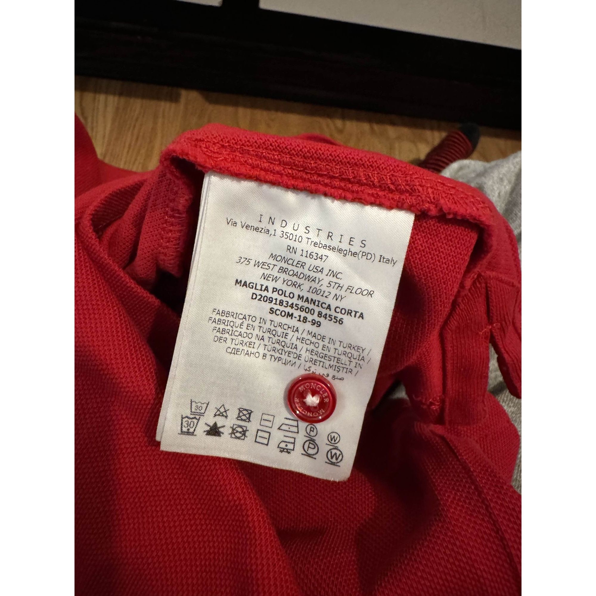 Moncler Moncler Piqué Polo Shirt Size US XL / EU 56 / 4 - 6 Thumbnail