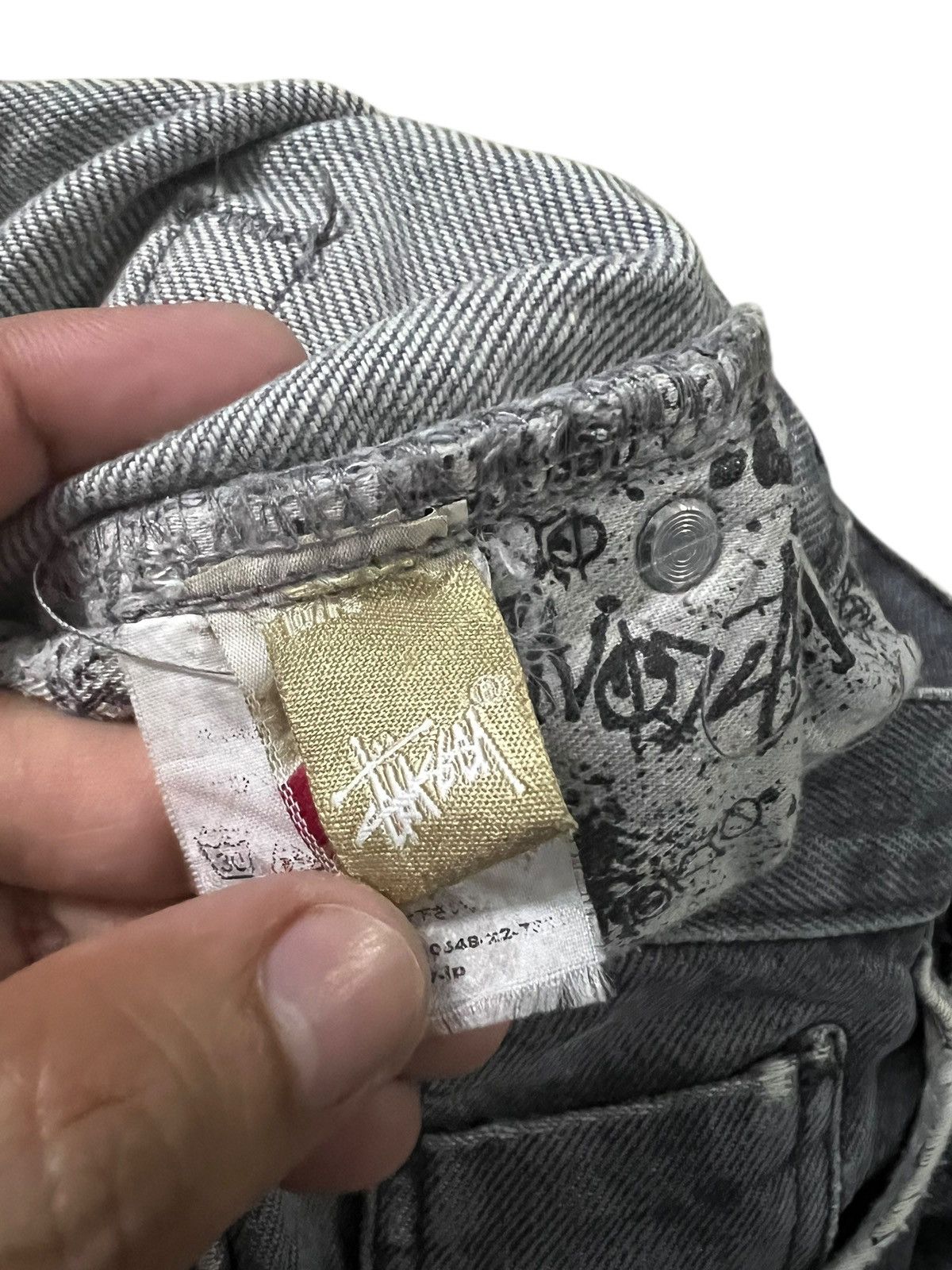 Stussy Vintage Stussy Garment Workgear Denim Jean#USA Size US 36 / EU 52 - 22 Thumbnail