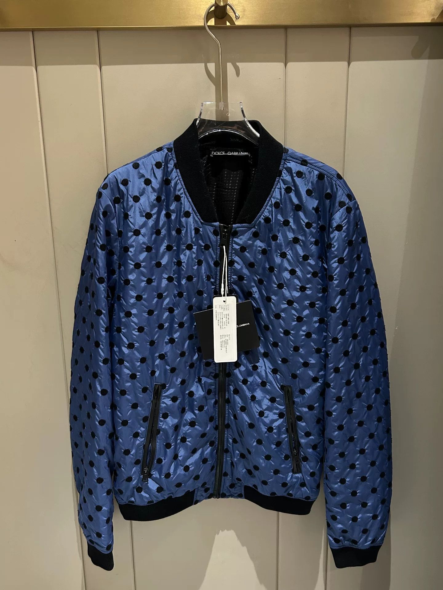Dolce & Gabbana Dolce Gabbana Polka Dot Collar Jacket Size US S / EU 44-46 / 1 - 1 Thumbnail