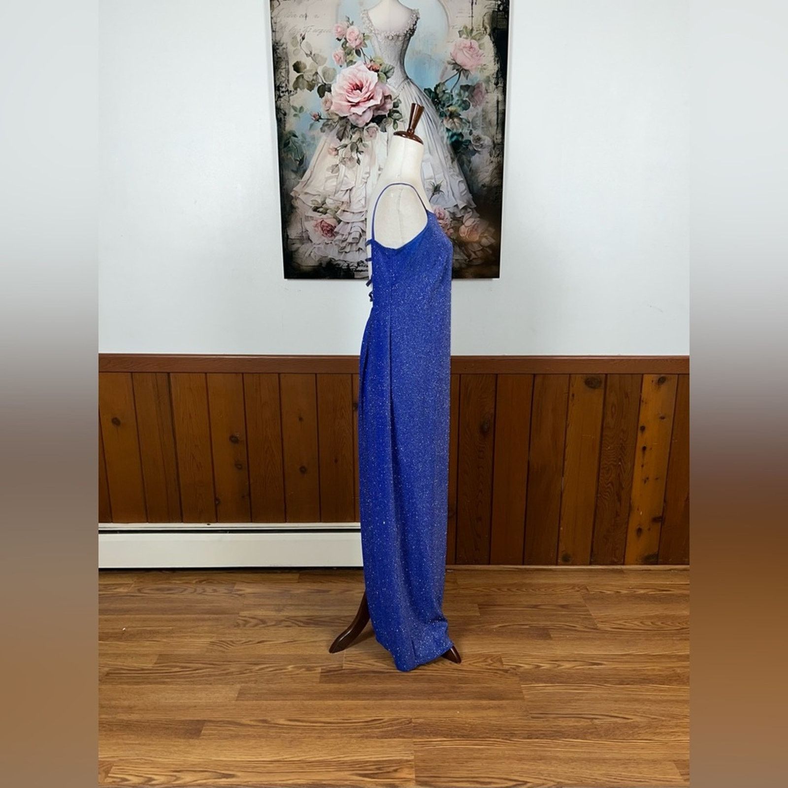 Vintage Beautiful Vintage 90s JUMP Sparkling Prom Gown! Size XL / US 12-14 / IT 48-50 - 4 Thumbnail