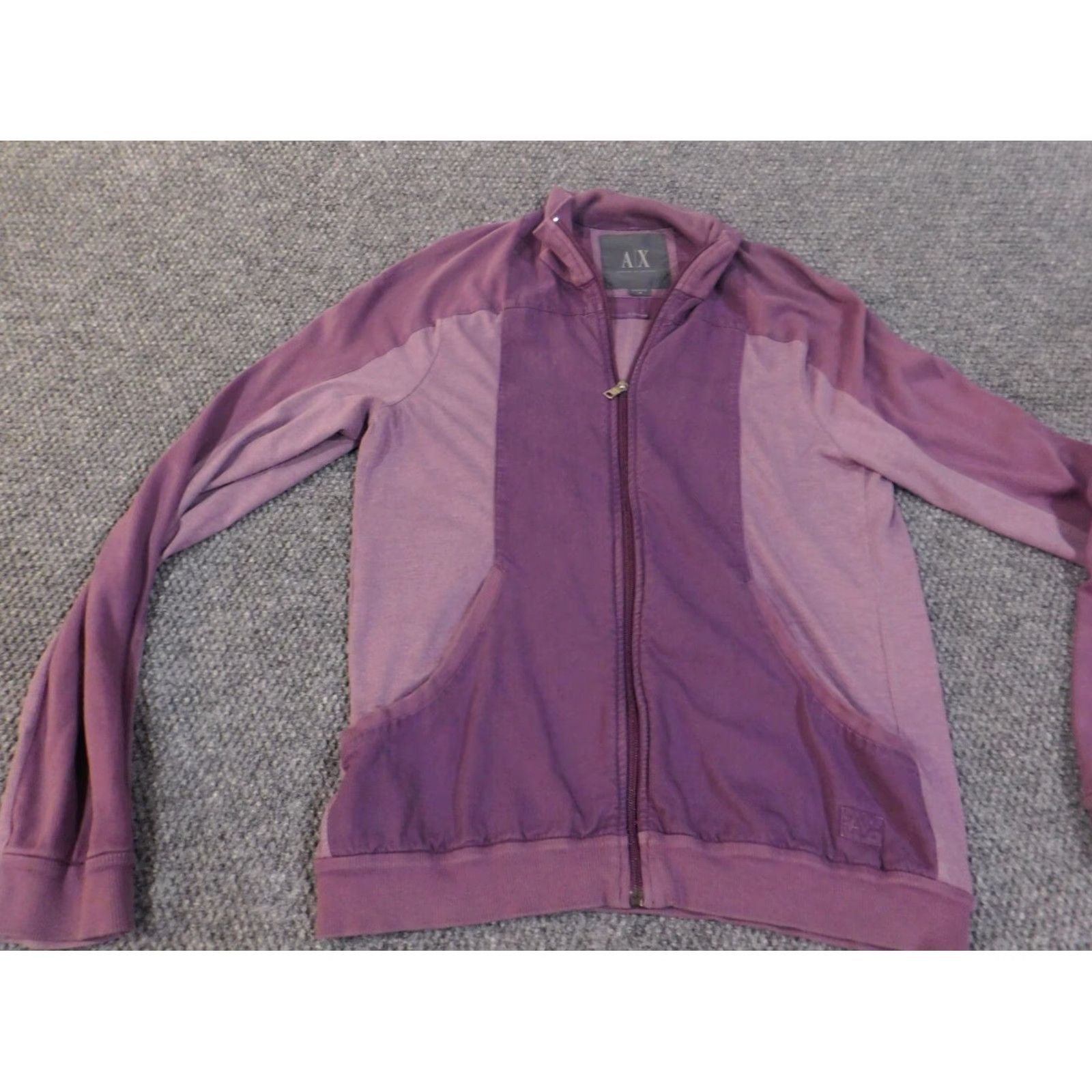 Armani Exchange Armani Exchange Jacket Womens M Zip Logo Casual Bomber Stretch Gray Polyester Microfiber Regular Size M / US 6-8 / IT 42-44 - 3 Thumbnail