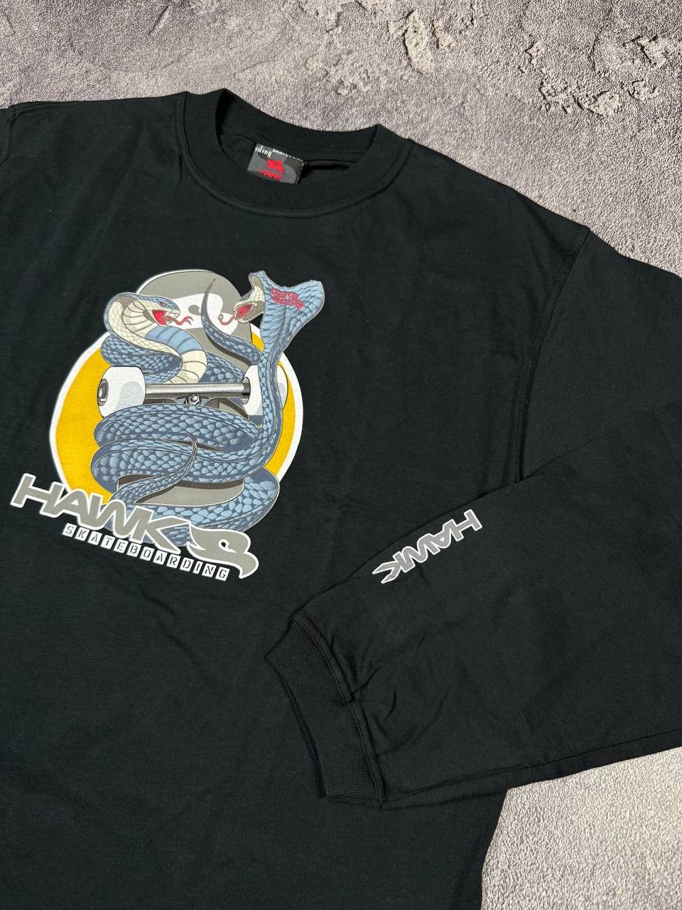 Polar Skate Co. Y2K Tony Hawk 3D Logo Snake Print 2000s Streetwear Size US XL / EU 56 / 4 - 4 Thumbnail