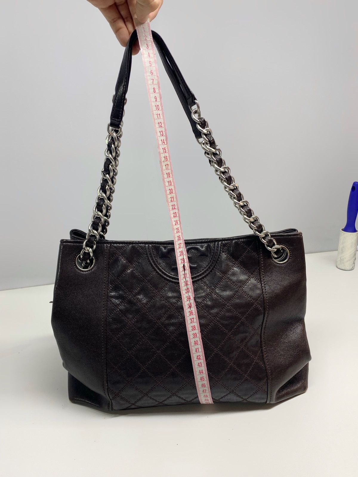 Tory Burch 🔥 TORY BURCH QUILTED CHAIN BAG LEATHER Y2K LUXURY VIBES Size ONE SIZE - 15 Thumbnail