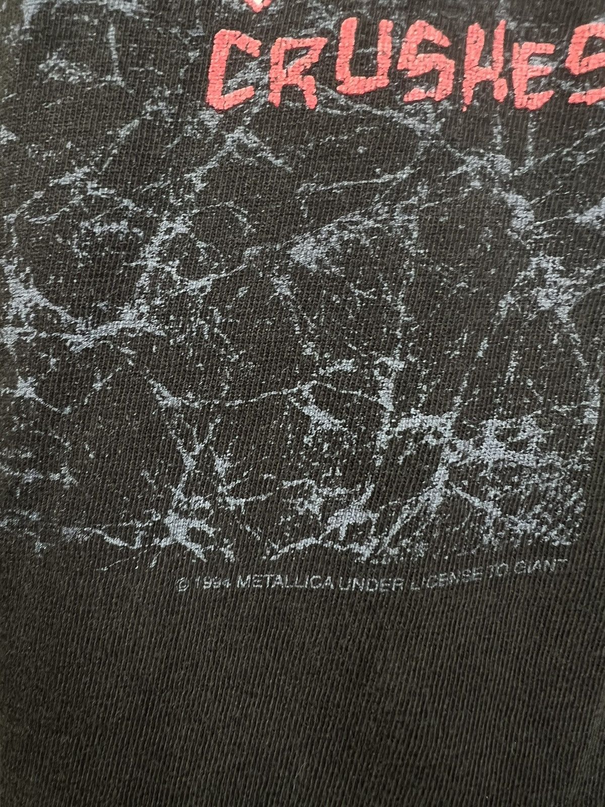 Band Tees × Vintage 1994 Metallica Hammer of Justice t-shirt Size US XL / EU 56 / 4 - 5 Thumbnail