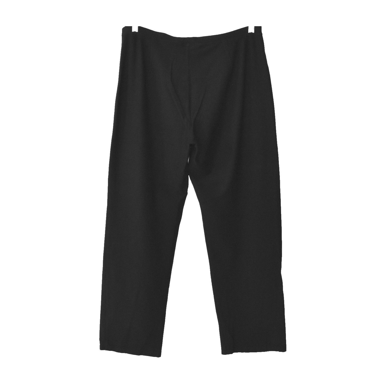 Eileen Fisher EILEEN FISHER Black Stretch Viscose/Nylon Pants Size PM Size 32" / US 10 / IT 46 - 2 Thumbnail