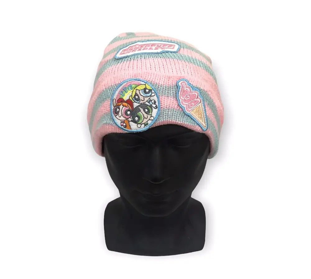 Cartoon Network × Disney Cartoon PowerPuff Girls Big Logo Beanie Hat Size ONE SIZE - 1 Thumbnail