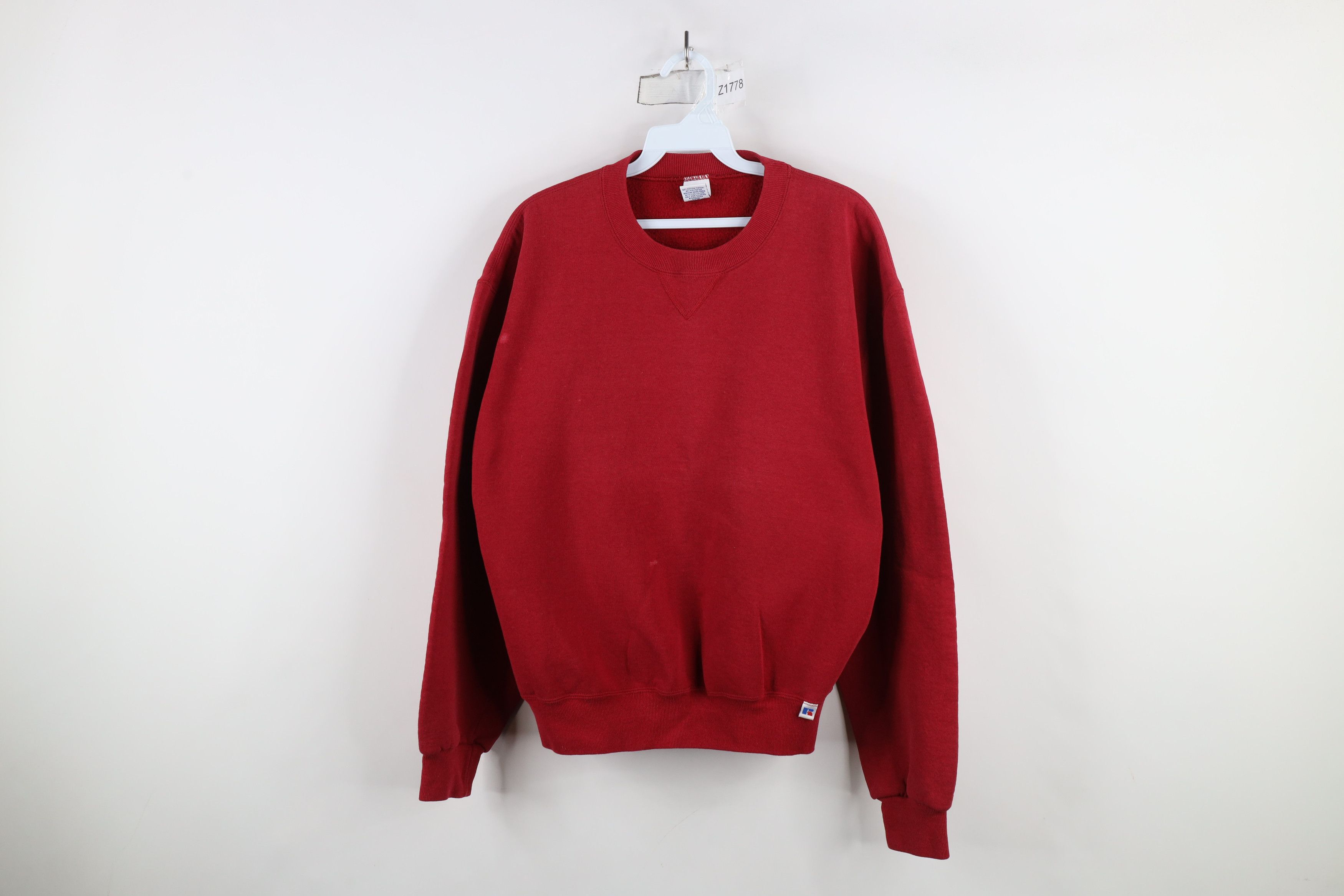 Russell Athletic Vintage 90s Russell Athletic Blank Crewneck Sweatshirt Size US M / EU 48-50 / 2 - 1 Thumbnail