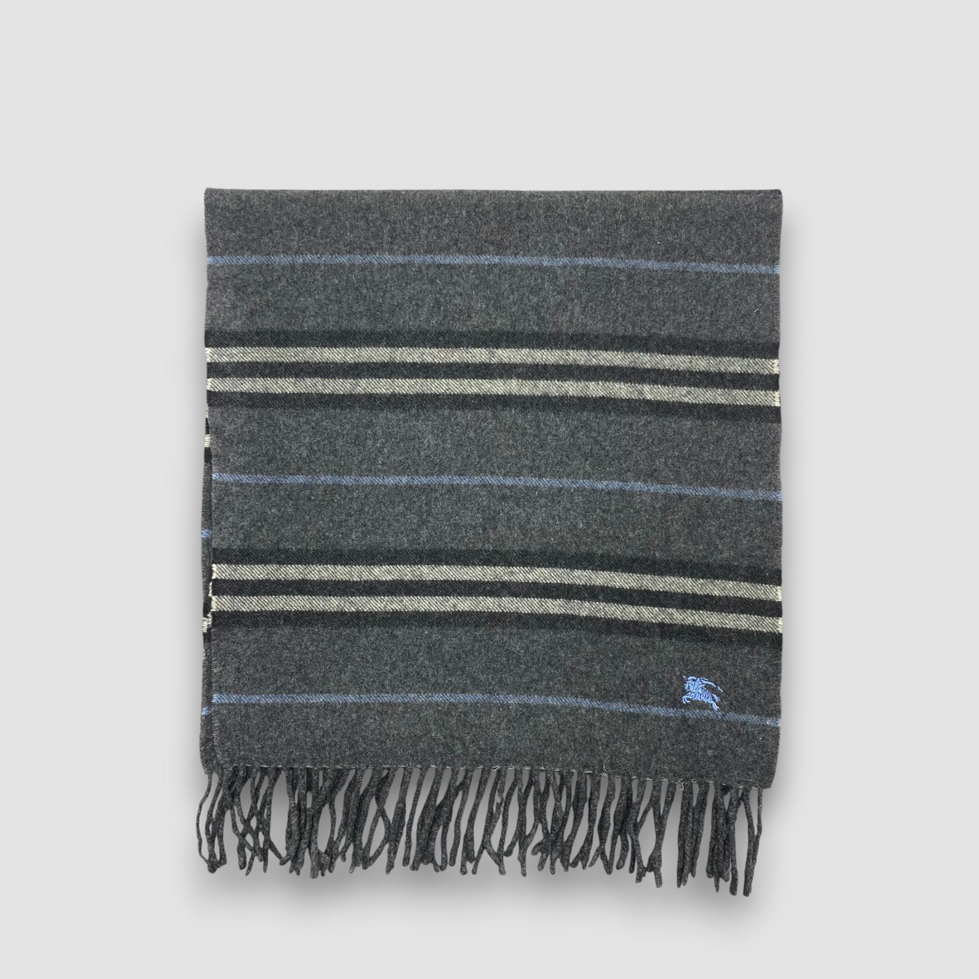 Burberry Vintage Burberry Scarf Muffler Wool Winter Plaid Scarves Size ONE SIZE - 2 Thumbnail