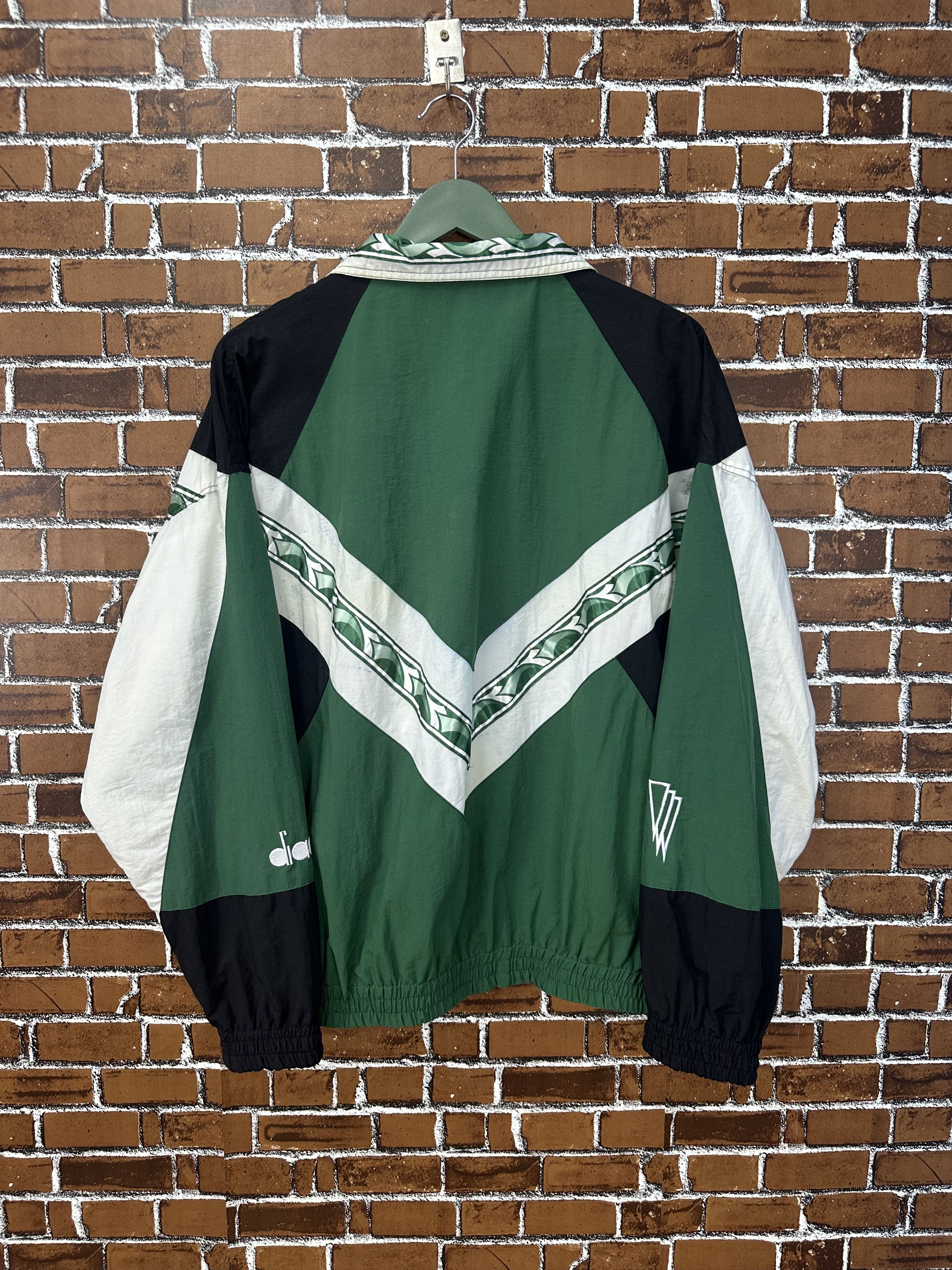 Diadora 90s Vintage Diadora Baggy Nylon Jacket Z327 Size US M / EU 48-50 / 2 - 7 Thumbnail