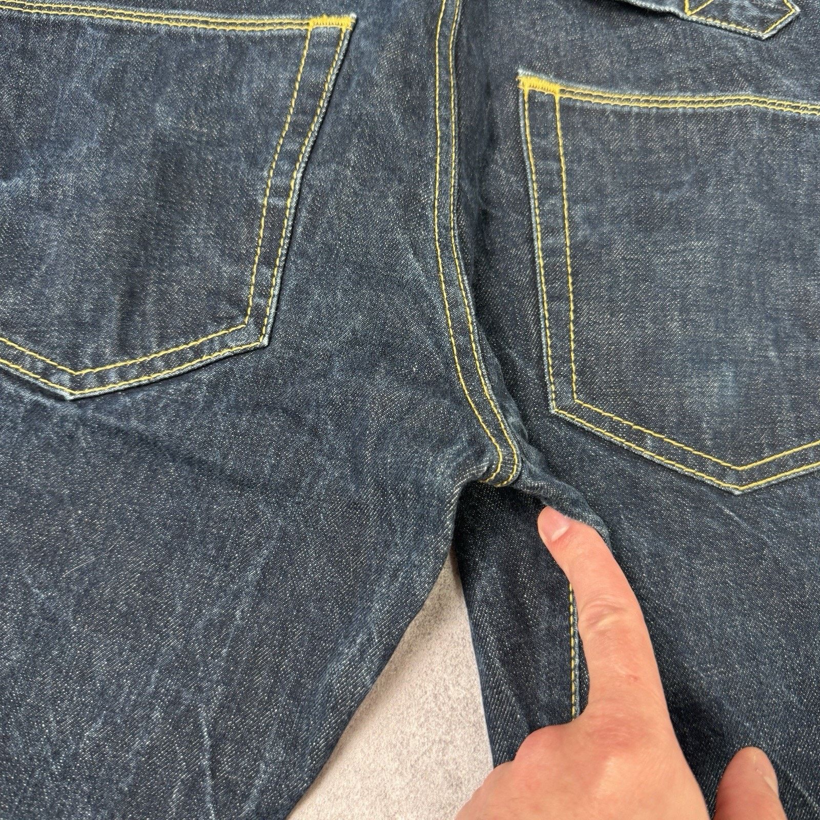 Pike Brothers Pike Brother Chopper Pant Selvedge Blue Denim Jeans Size US 32 / EU 48 - 20 Thumbnail