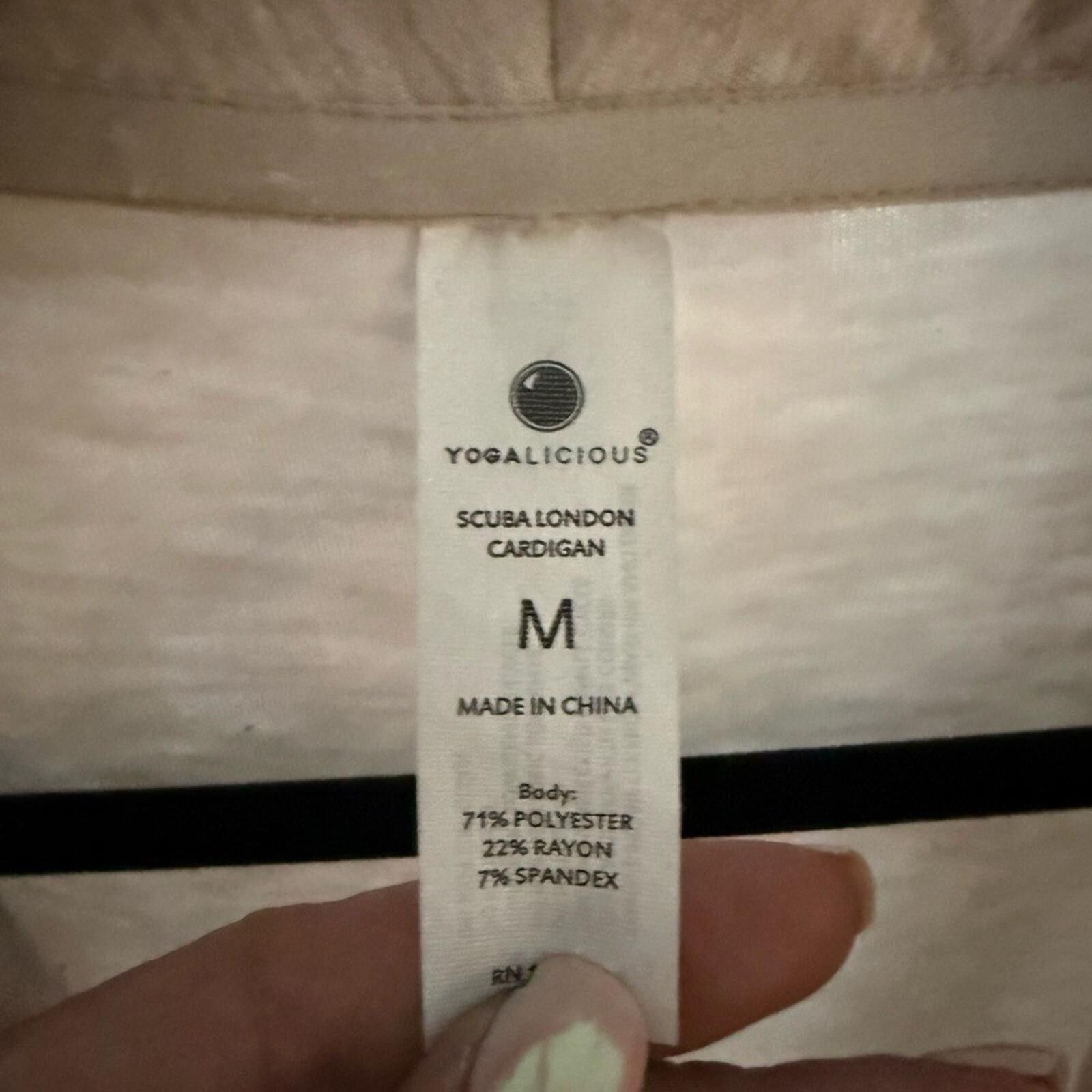 Other Yogalicious Scuba London Cream Cocoon Cardi Soft Stretch M Size M / US 6-8 / IT 42-44 - 7 Thumbnail