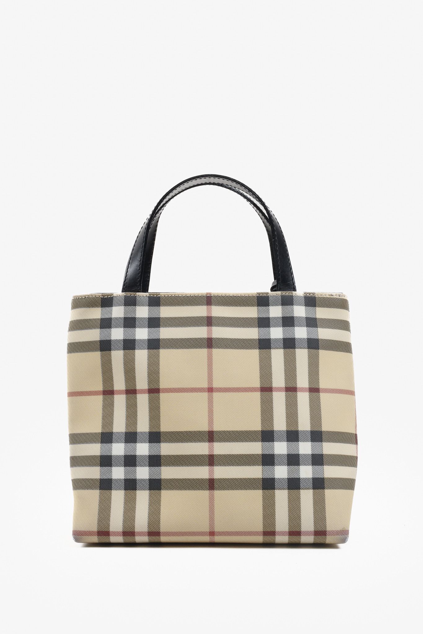 Burberry Burberry Nova Check Mini Tote Bag Size ONE SIZE - 4 Thumbnail
