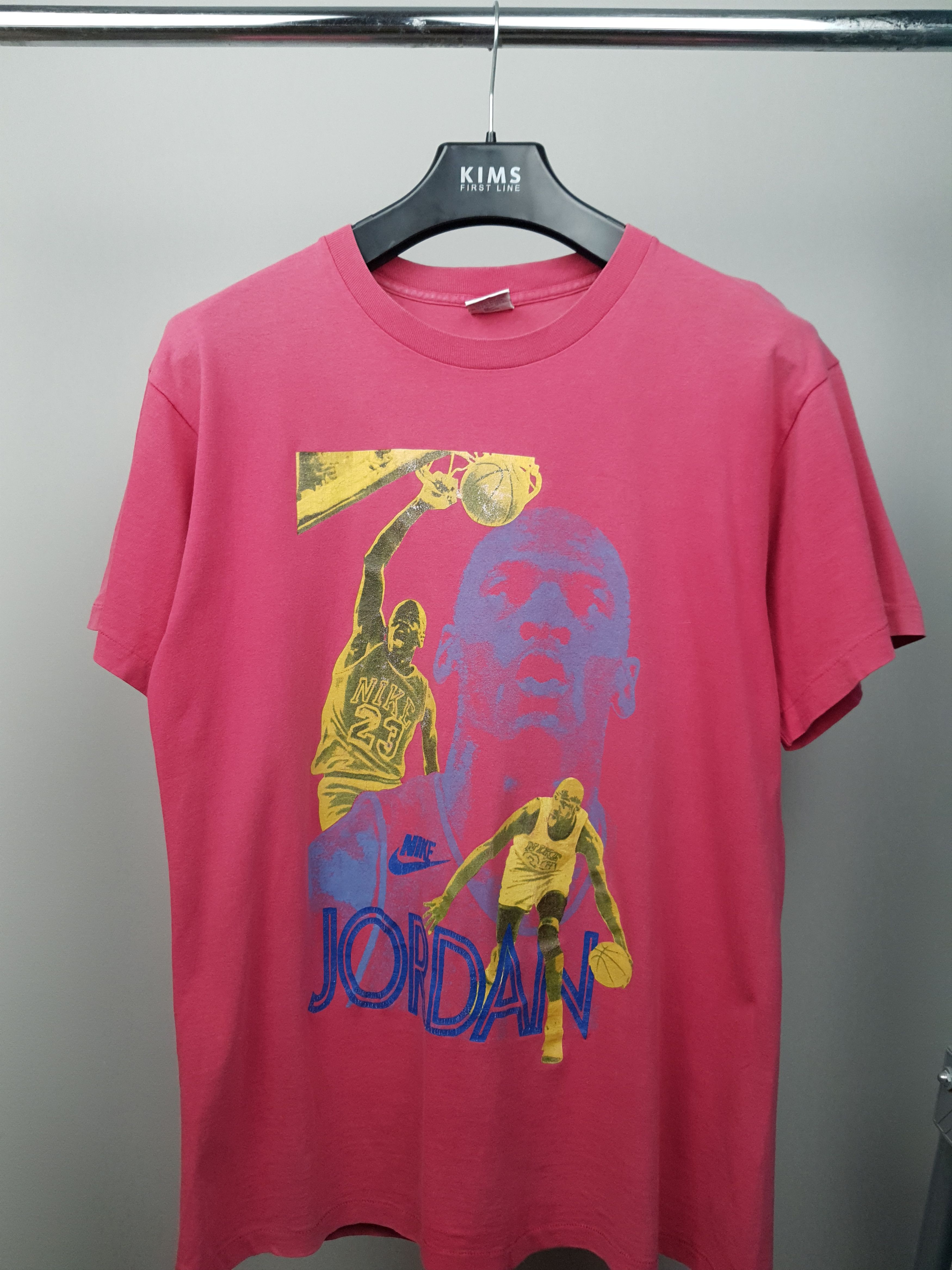 Jordan Brand 80s Nike Air Jordan AOP Looney Tunes Pink Crewneck T Shirt Size US M / EU 48-50 / 2 - 2 Thumbnail