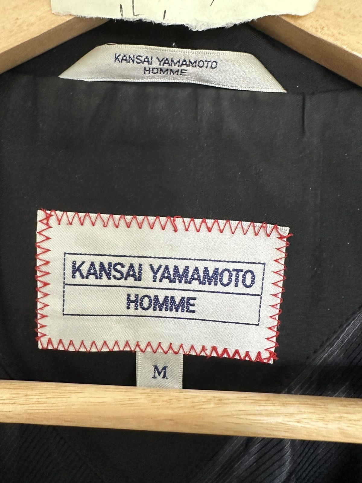 Designer × Kansai Yamamoto × Vintage Kansai Yamamoto Homme Black Jacket Size M Size US M / EU 48-50 / 2 - 2 Thumbnail