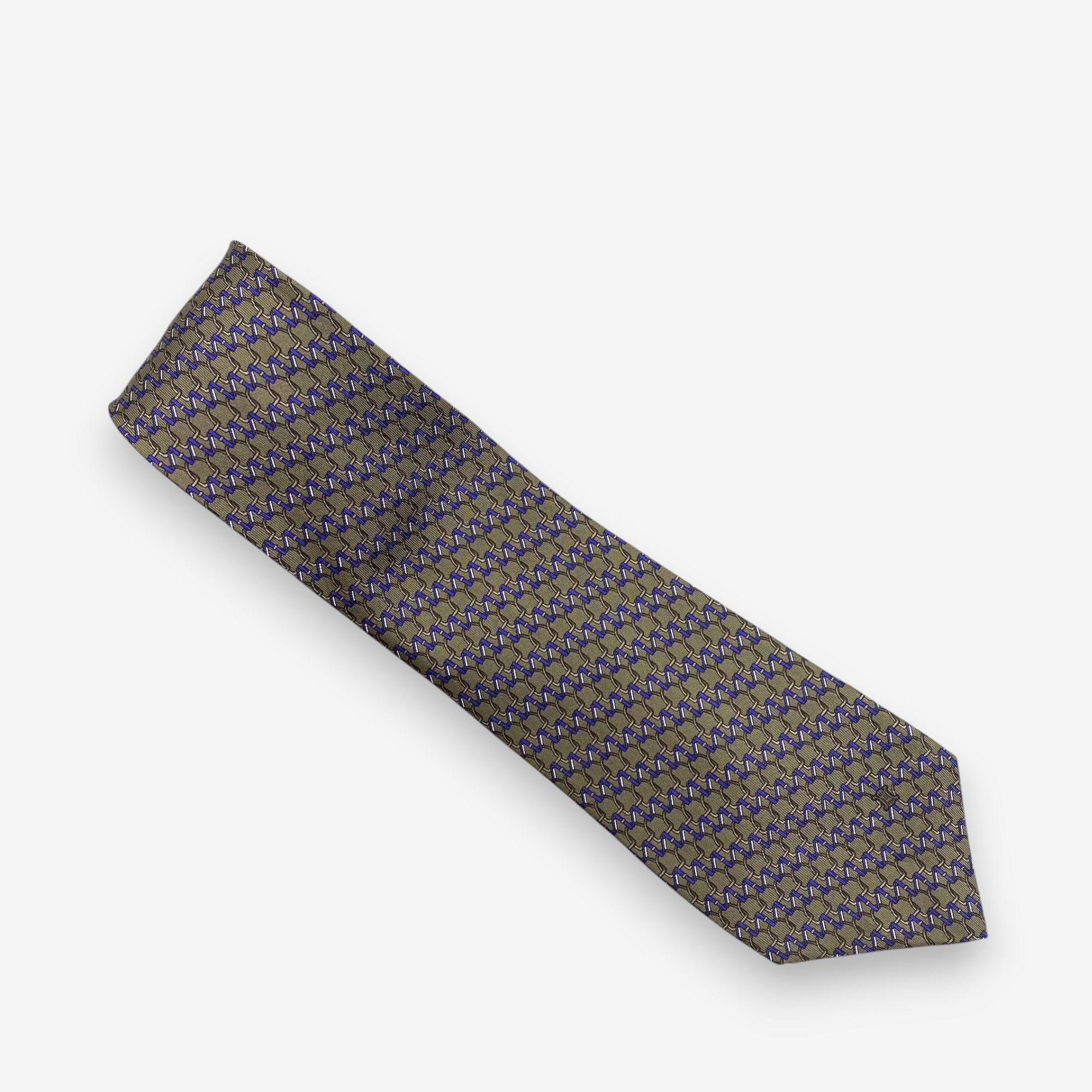 Celine Vintage Celine SILK Necktie Cravate Pure Silk Neck Tie Size ONE SIZE - 2 Thumbnail
