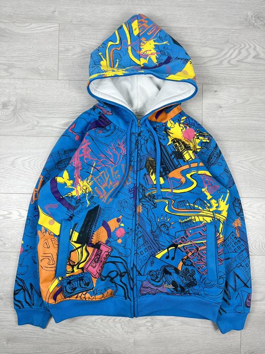 Raw store blue hoodie