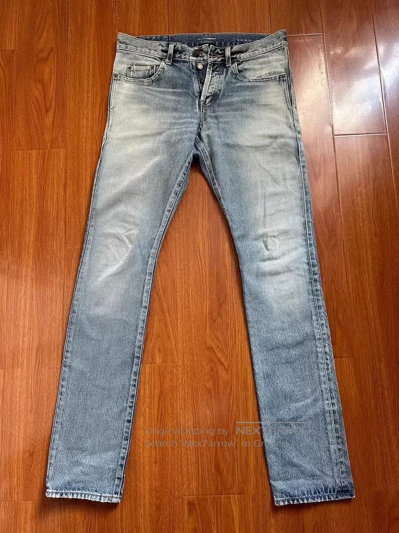 Saint Laurent Paris Saint Laurent D18 Blue Denim Jeans. Size US 29 - 2 Thumbnail