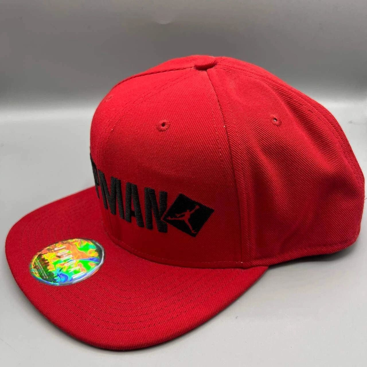 Jordan Brand Air Jordan Hat Men Red Embroidered Script Snap Back Cap Men Size ONE SIZE - 3 Thumbnail