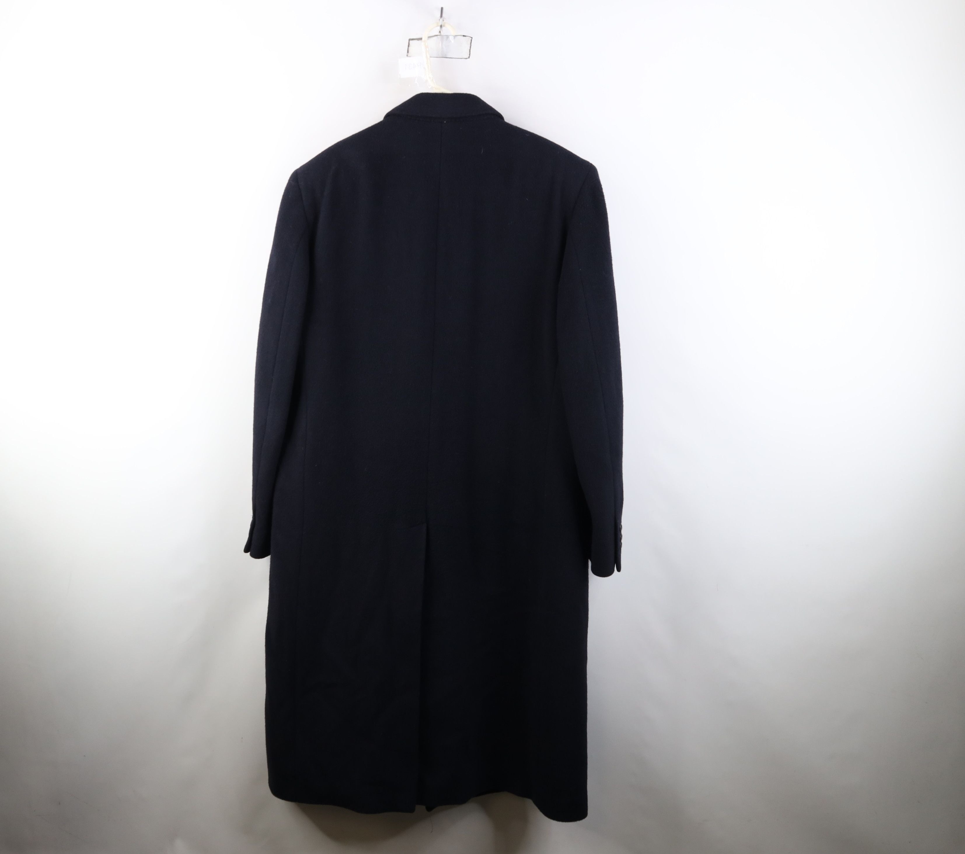 Vintage Vintage 90s Streetwear Blend Overcoat Jacket Navy Blue Size US XXL / EU 58 / 5 - 14 Thumbnail
