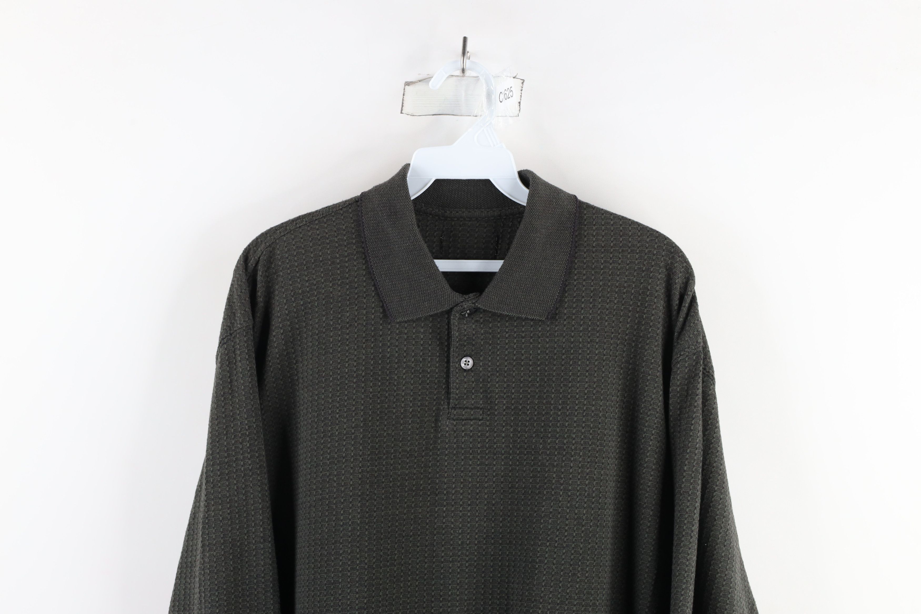 Vintage Vintage 90s Streetwear Striped Long Sleeve Rugby Polo Shirt Size US L / EU 52-54 / 3 - 2 Thumbnail