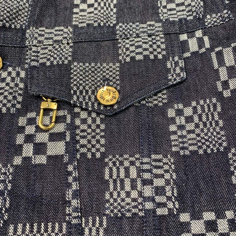 Louis Vuitton LOUIS VUITTON Checkerboard denim jacket Size US XL / EU 56 / 4 - 8 Thumbnail