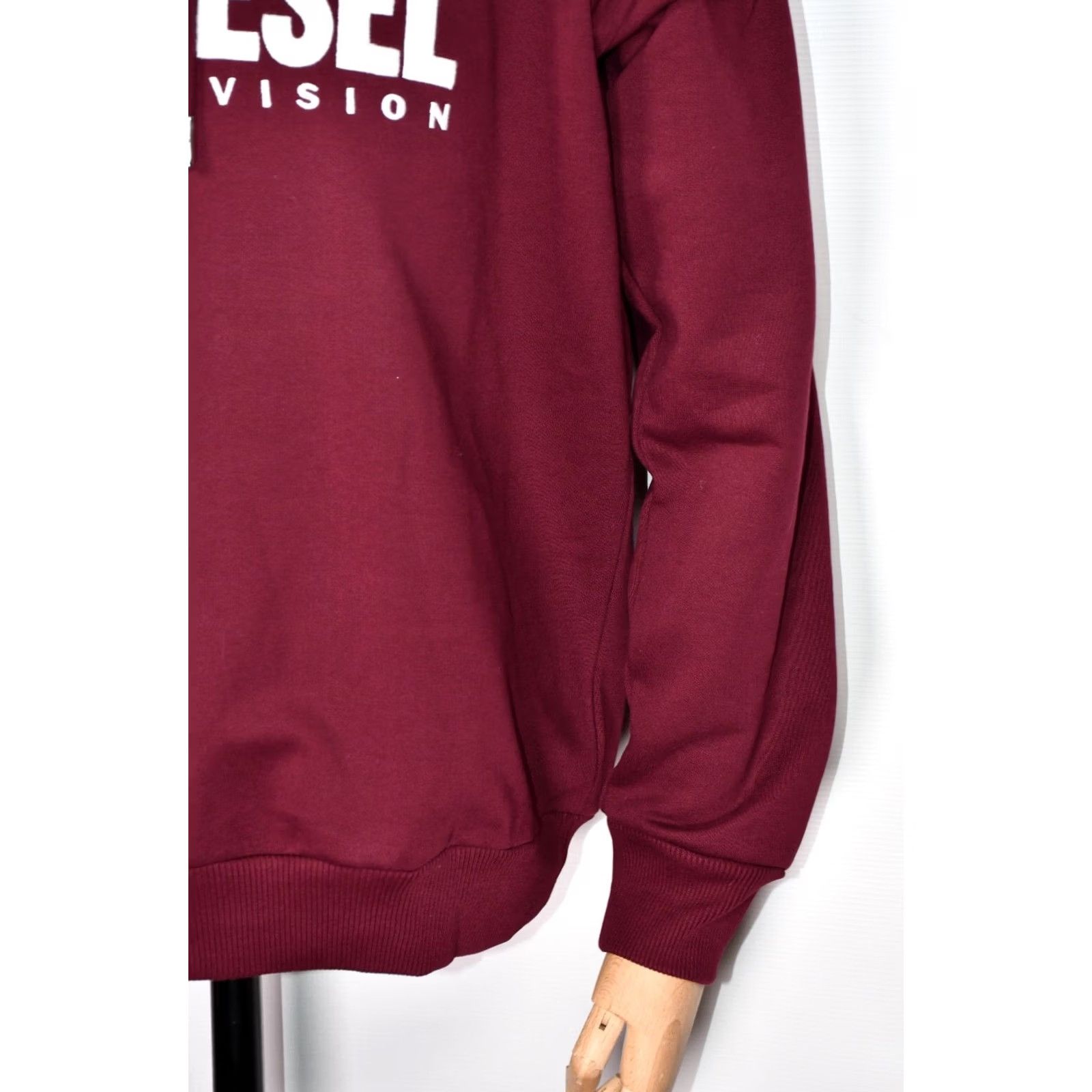 Diesel Diesel Sweatshirt Pullover Hooded M Red Cotton Logo Men Shirt Size US M / EU 48-50 / 2 - 6 Thumbnail