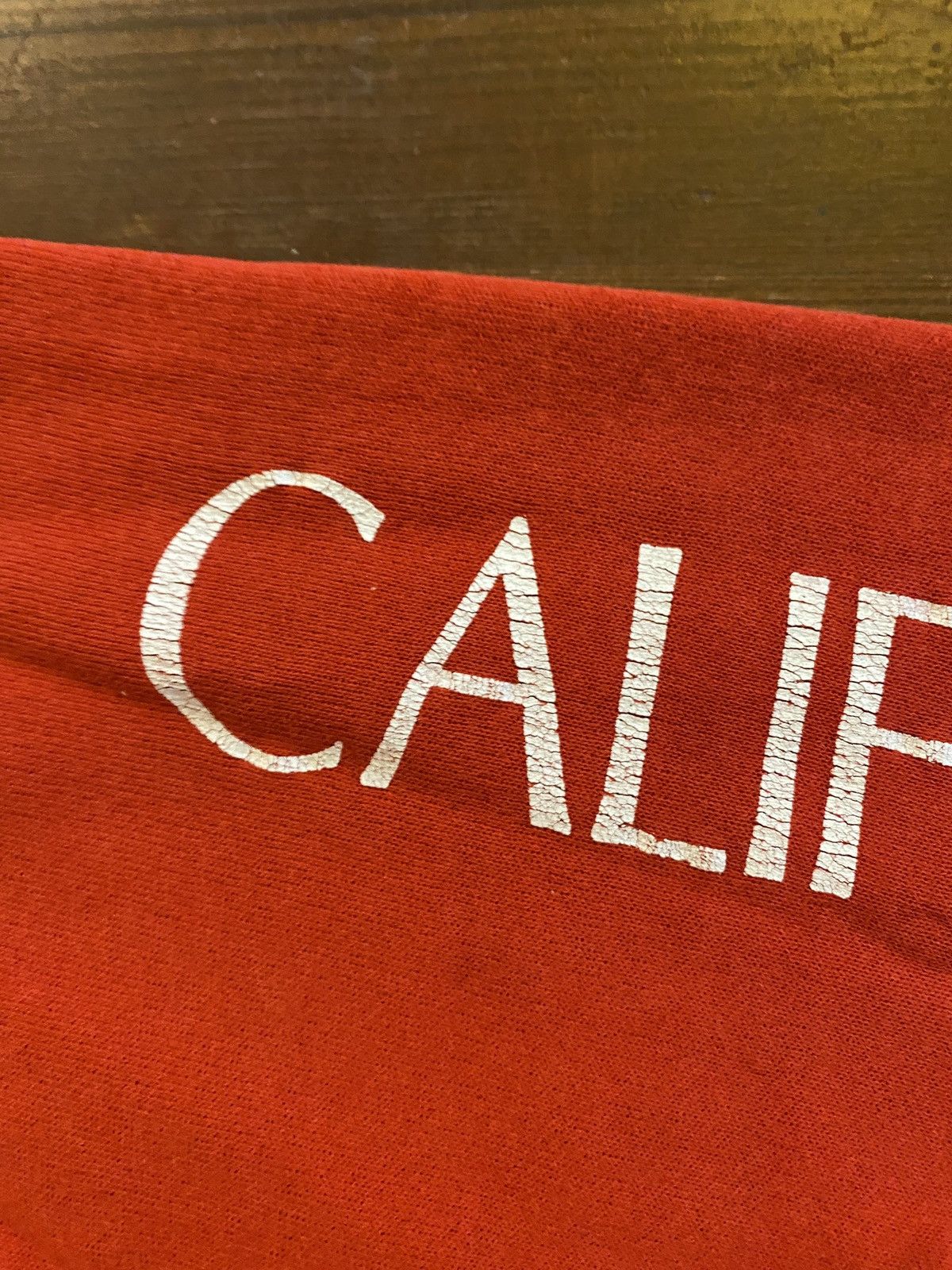 Hanes Vintage 80’s San Francisco Cali Red Raglan Hoodie Sweatshirt Size US S / EU 44-46 / 1 - 10 Thumbnail