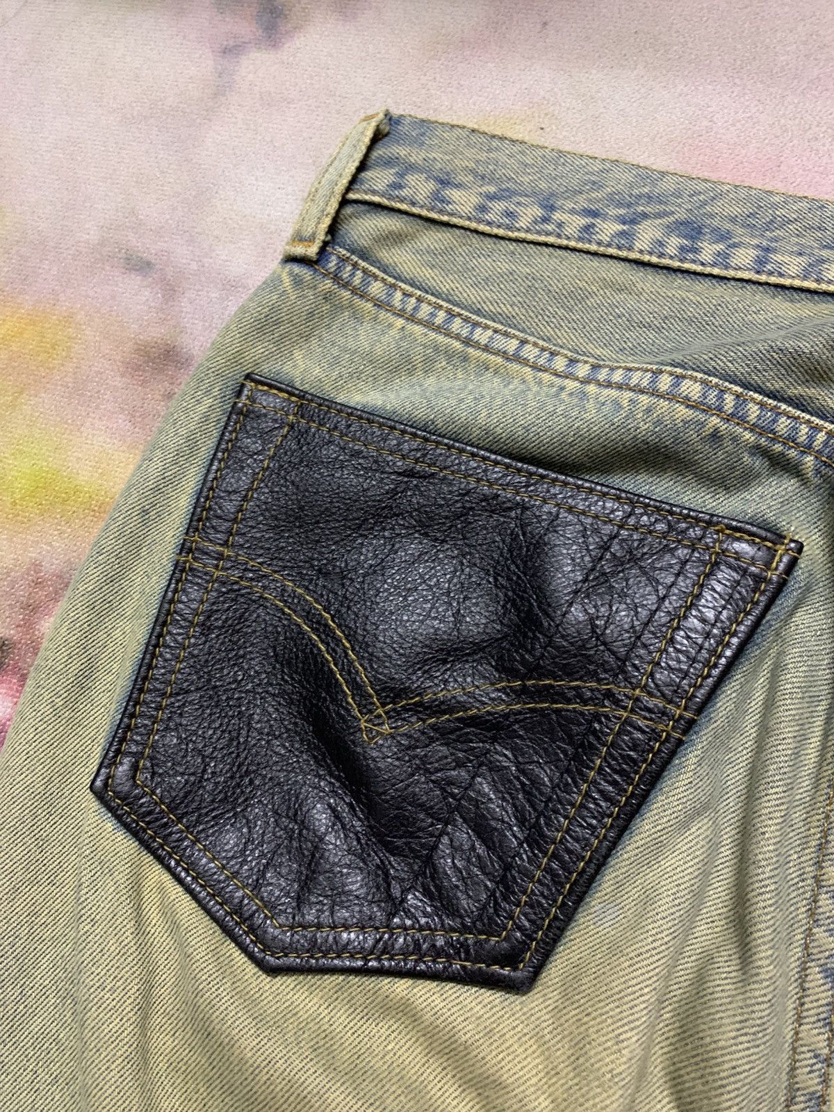 Levi's Vintage Clothing Vintage Levi’s 501 XX Mud Washed Distress Denim Grunge Size US 30 / EU 46 - 14 Thumbnail
