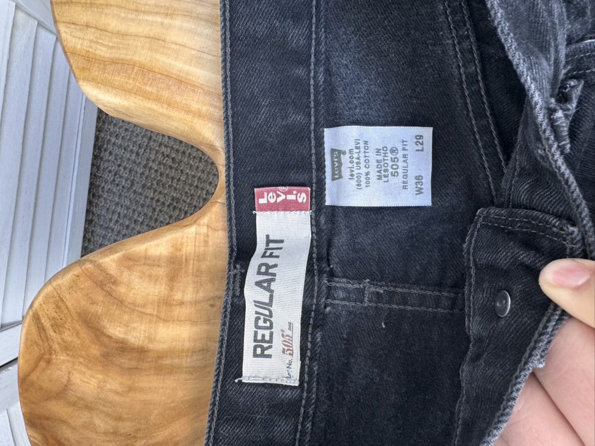 Levi's Levi's Jeans Men's Black Regular Straight Denim Cotton Size US 36 / EU 52 - 10 Thumbnail